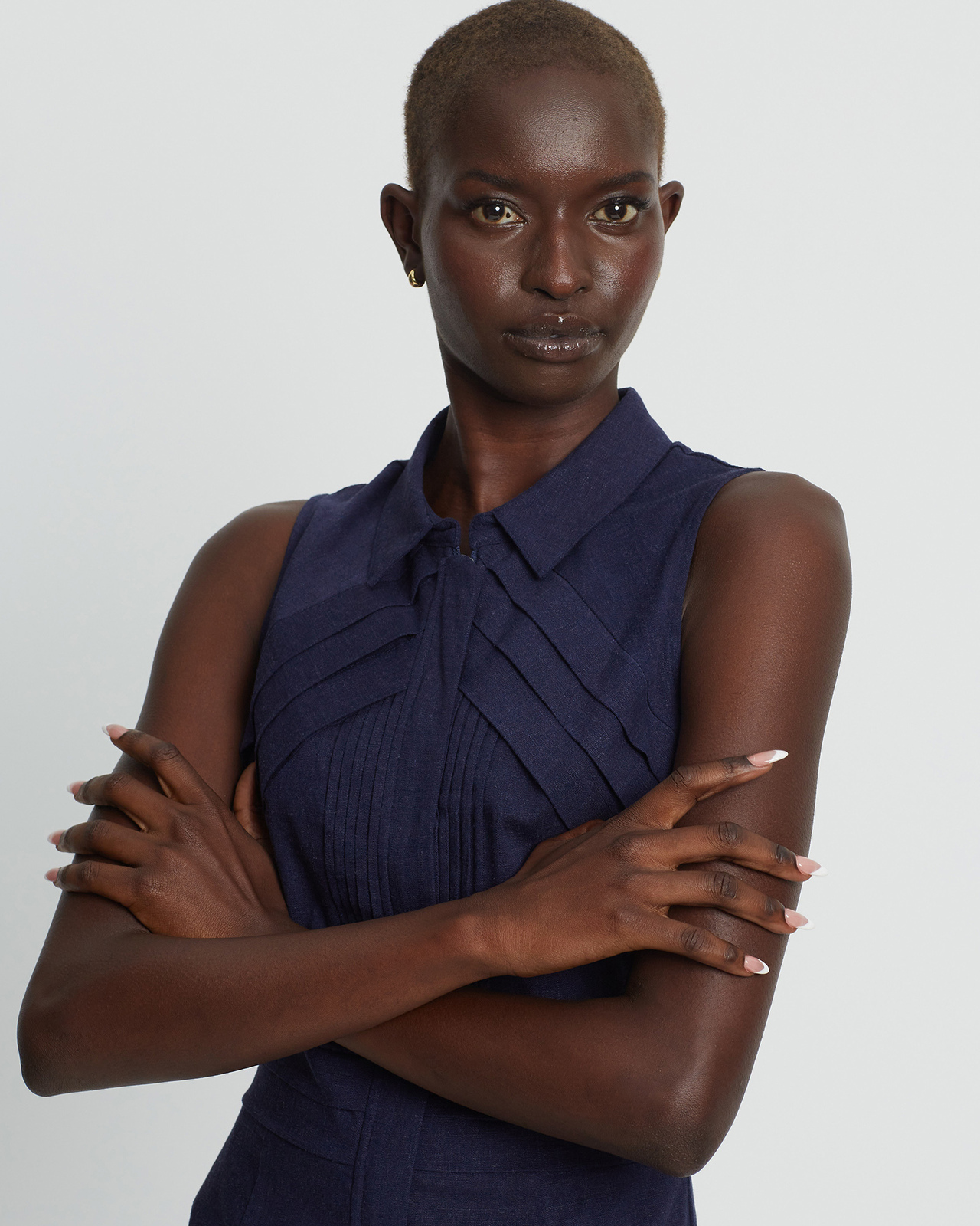 Marx Tuck Dress