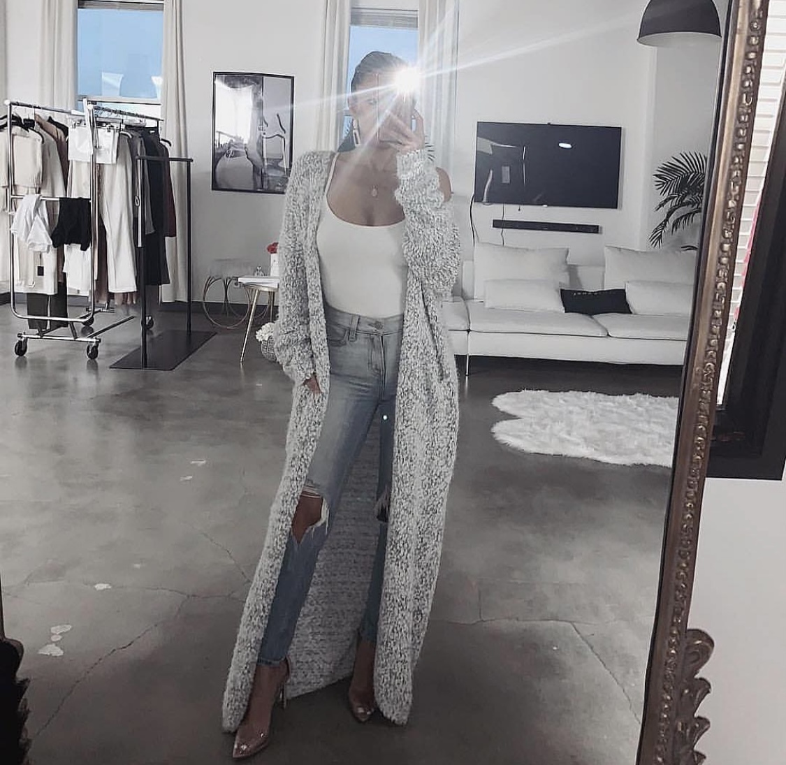 long cardigan/sweater