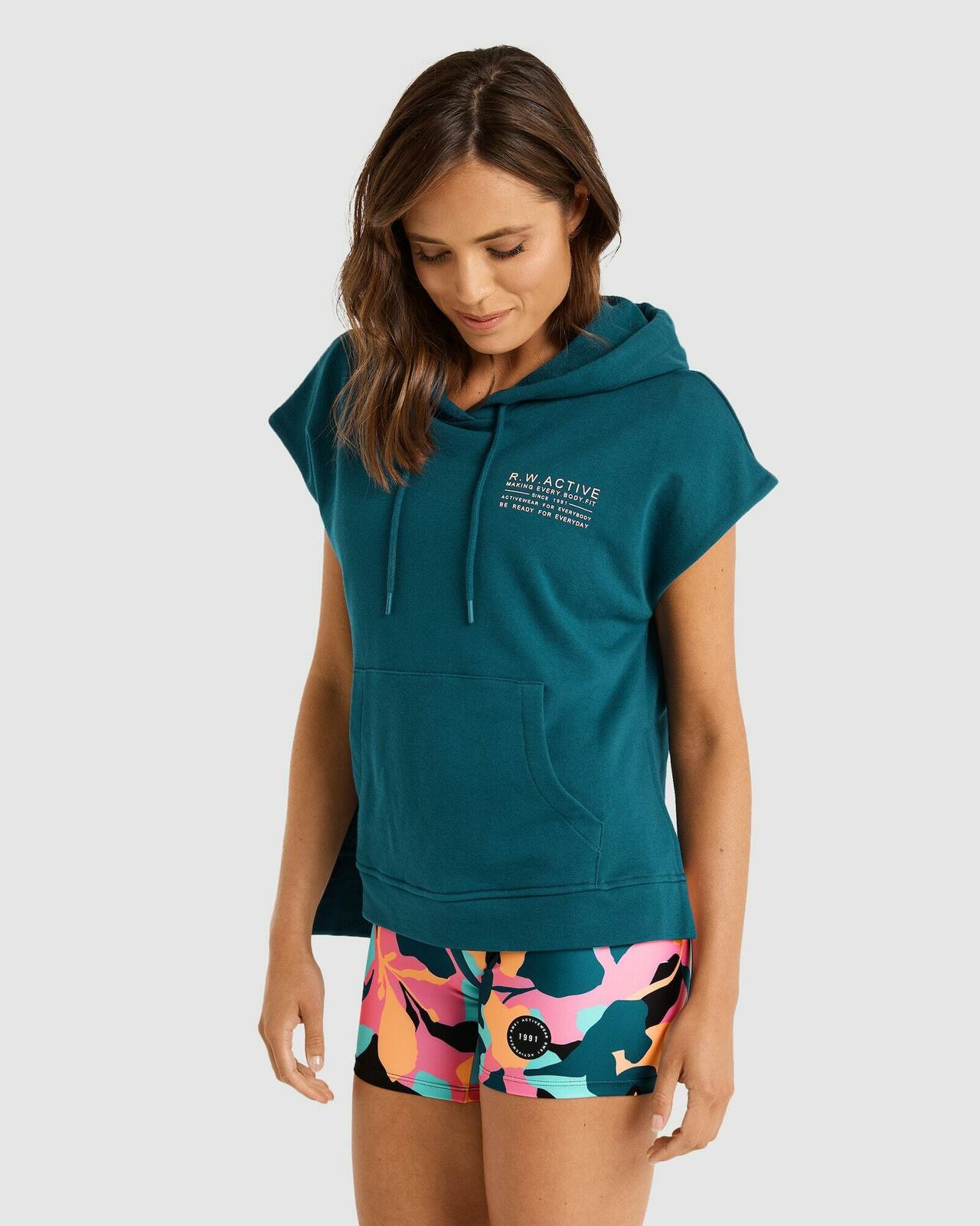 Abstraction Sleeveless Hoodie