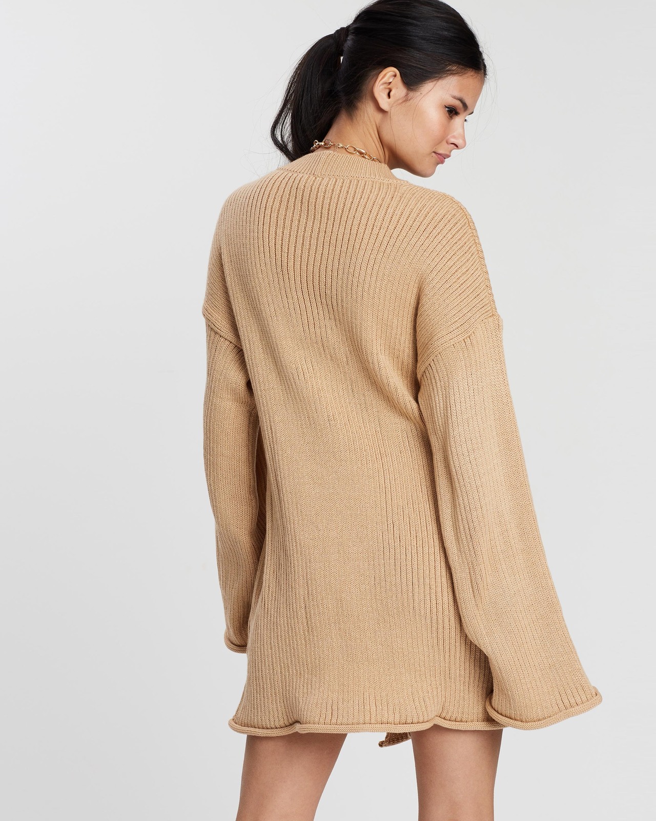 NA-KD Overlap Knitted Dress - AirRobe