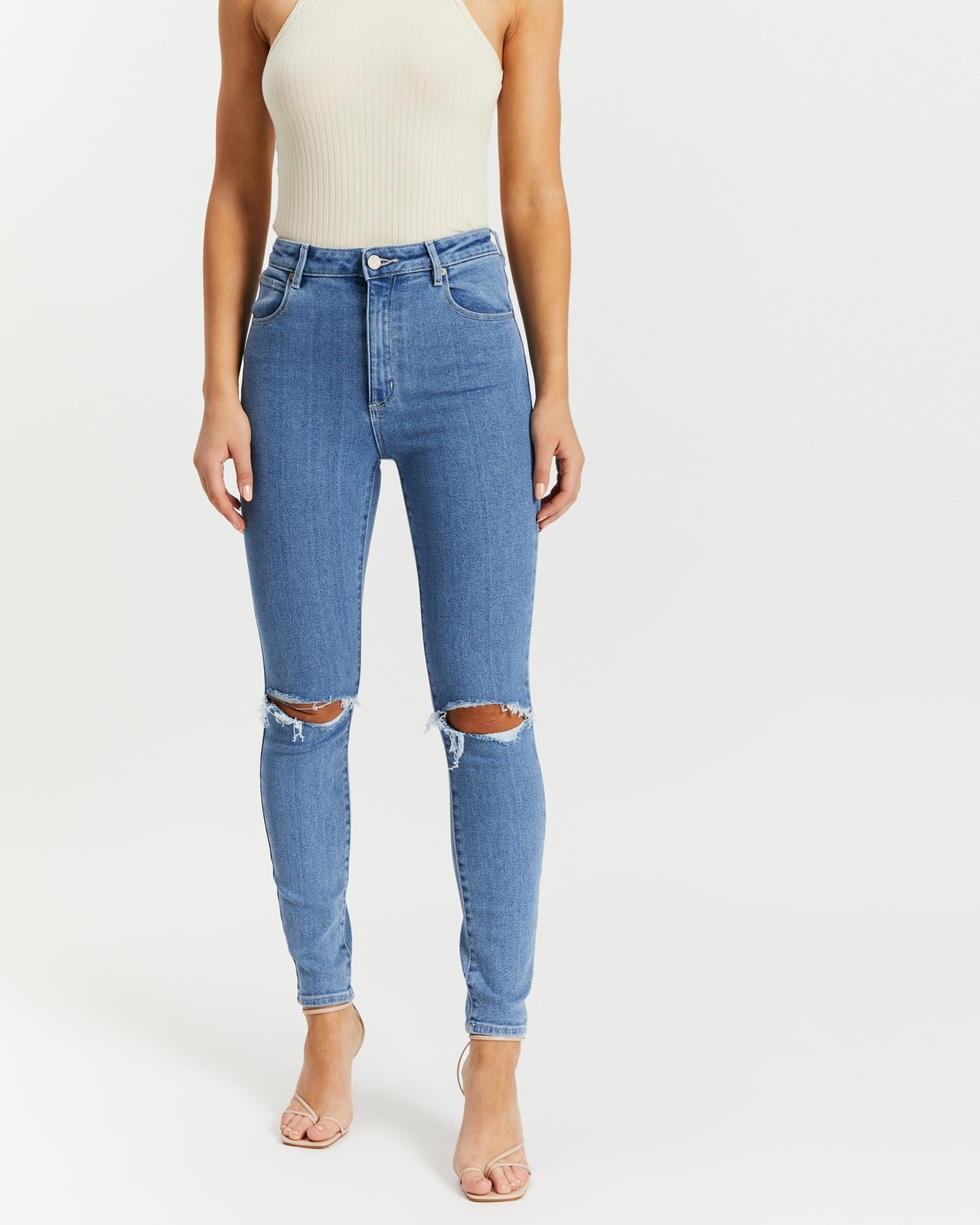 A High Skinny Ankle Basher Jeans