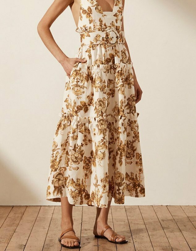 chinese dress ladies Jasper Tiered Maxi Dress | Resin | Dresses