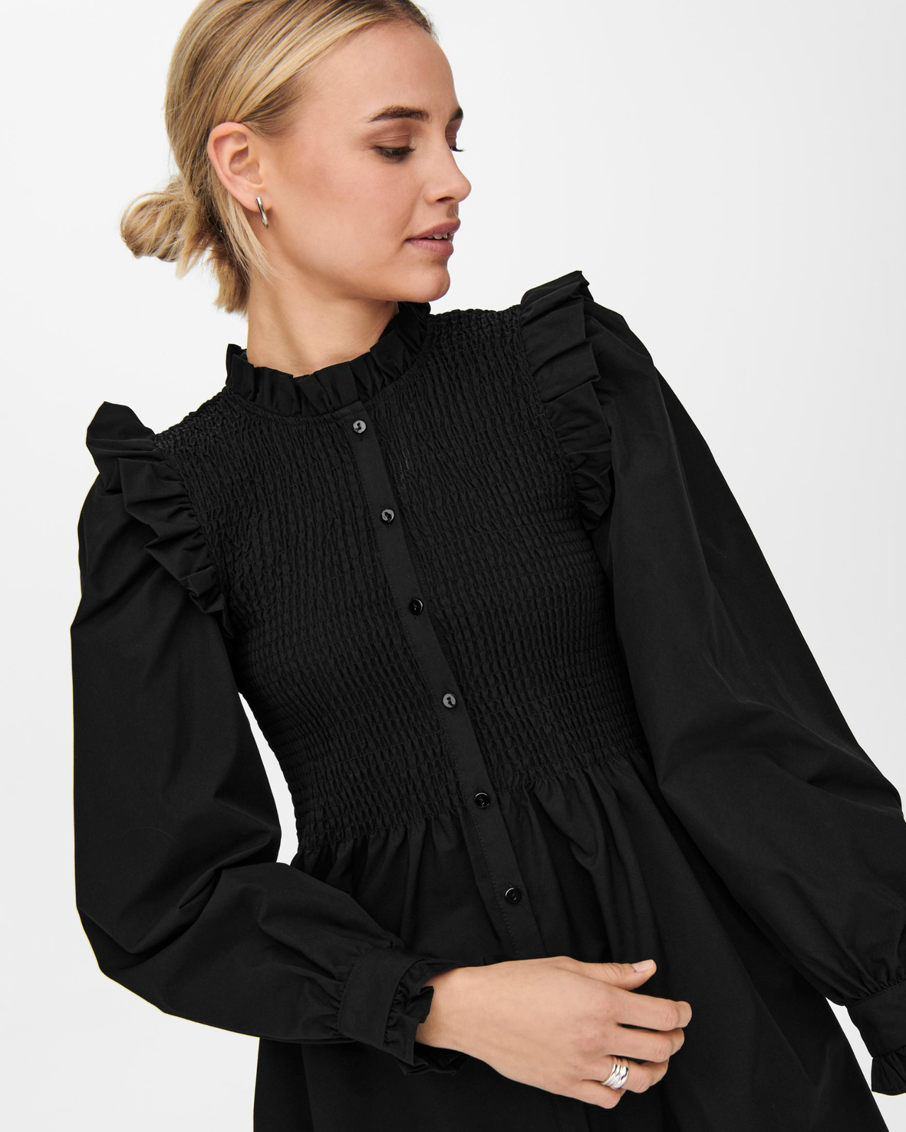 ONLY Aspen Long Sleeve Smock Dress - AirRobe