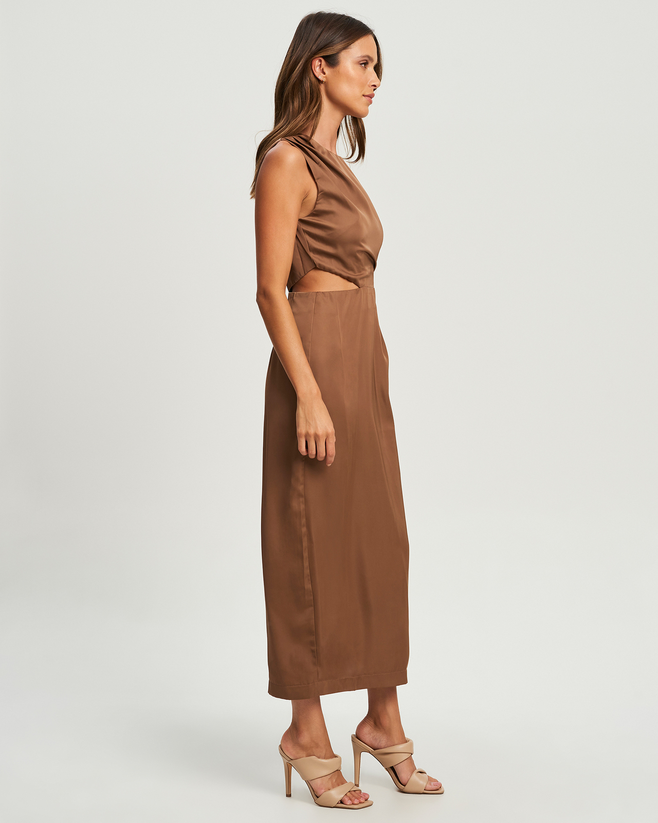 Drape Midi Dress