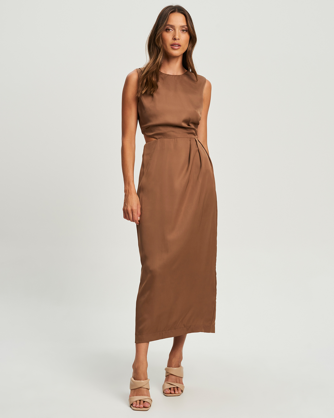 Drape Midi Dress