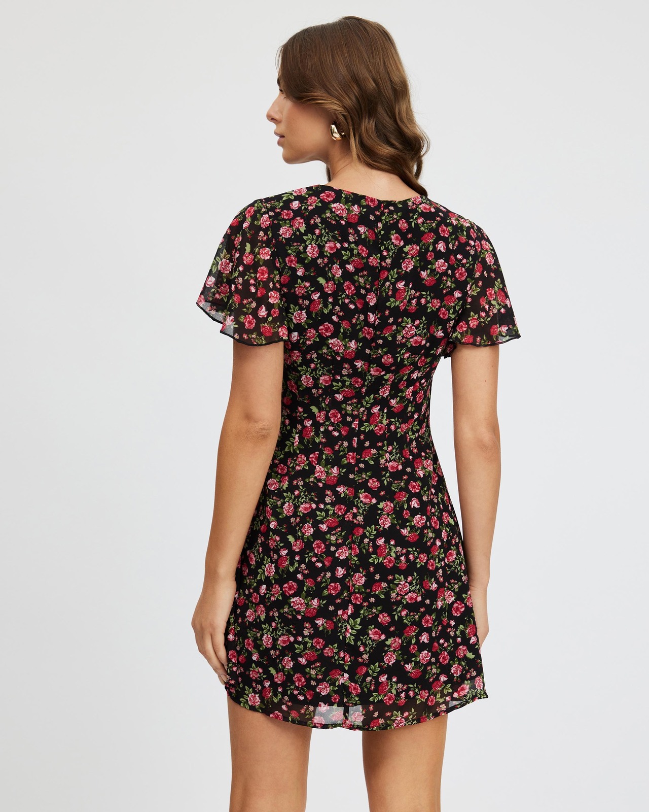 Tianna Button Front Mini Dress
