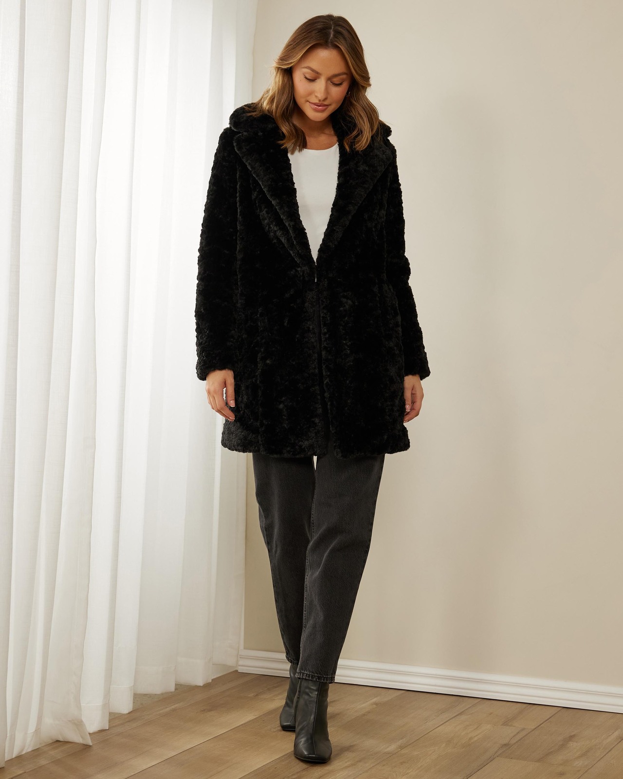 Vale Faux Fur Coat