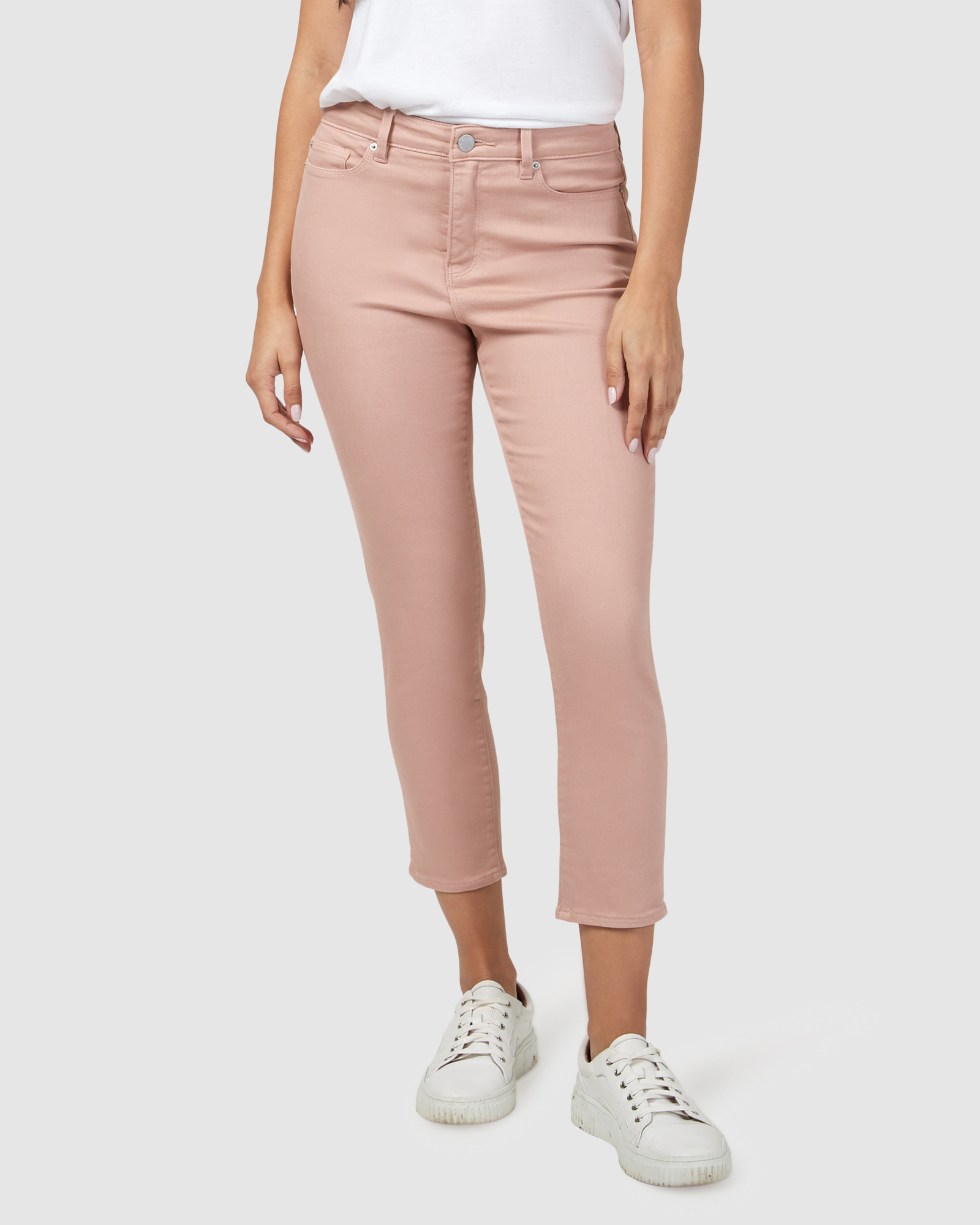 Jeanswest Kara Mid Waisted Skinny Capri AirRobe