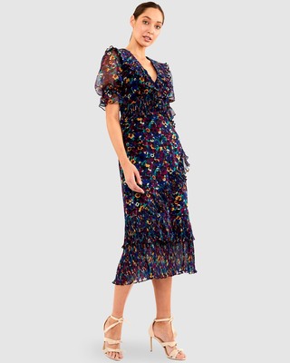 knee length dresses for ladies Talulah Mediterranean Minx Midi Dress main image 1