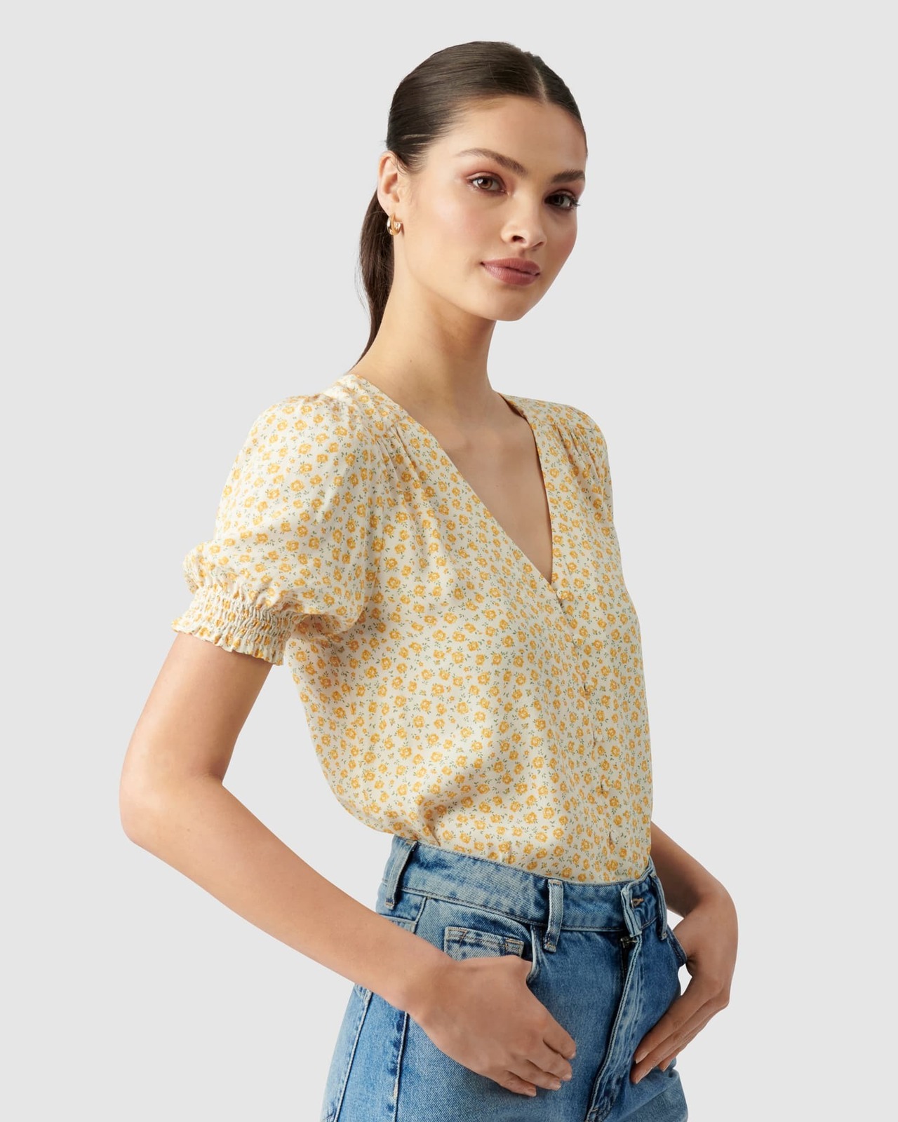 Mietta Button Down Blouse