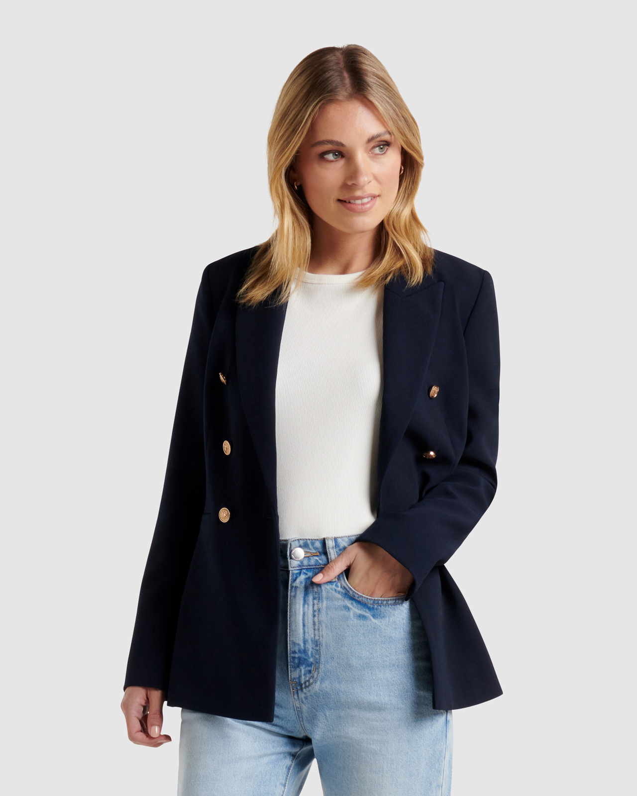 Milly button blazer
