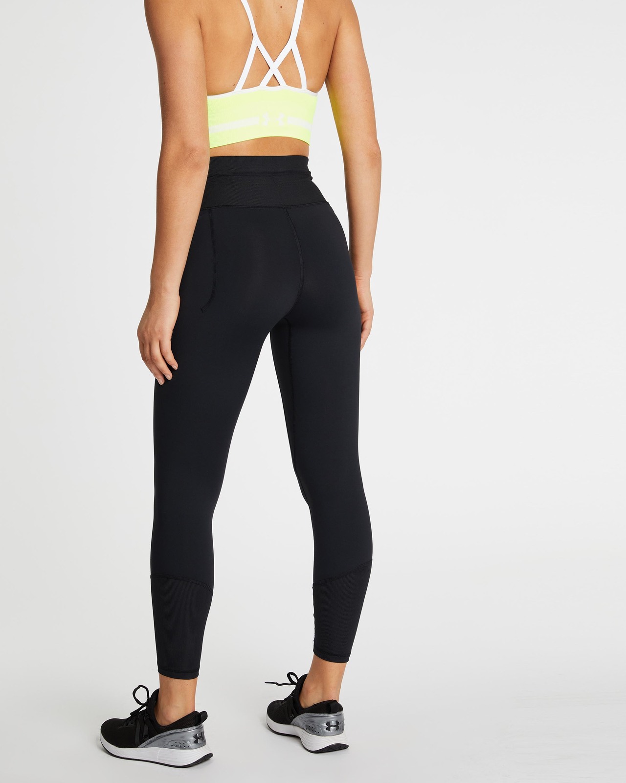 Meridian Rib Waistband Ankle Leggings