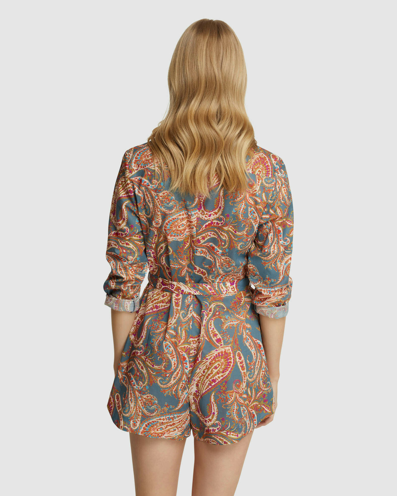 Monty Cotton Paisley Jumpsuit
