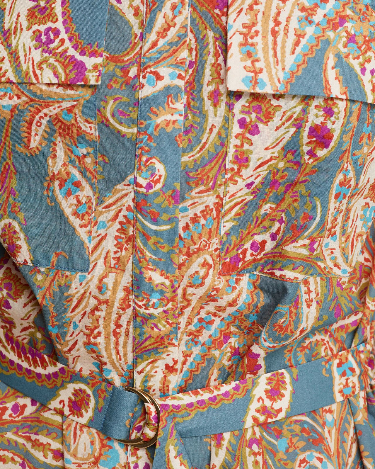 Monty Cotton Paisley Jumpsuit