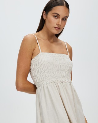 rhythm classic shirred midi dress Classic Shirred Midi Dress Black Rhythm New Zealand