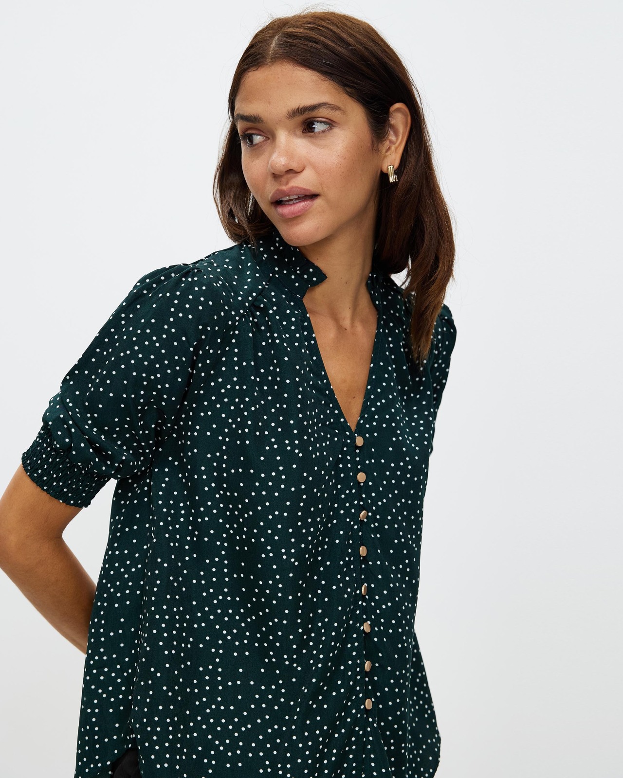 Brodie Puff Sleeve Blouse