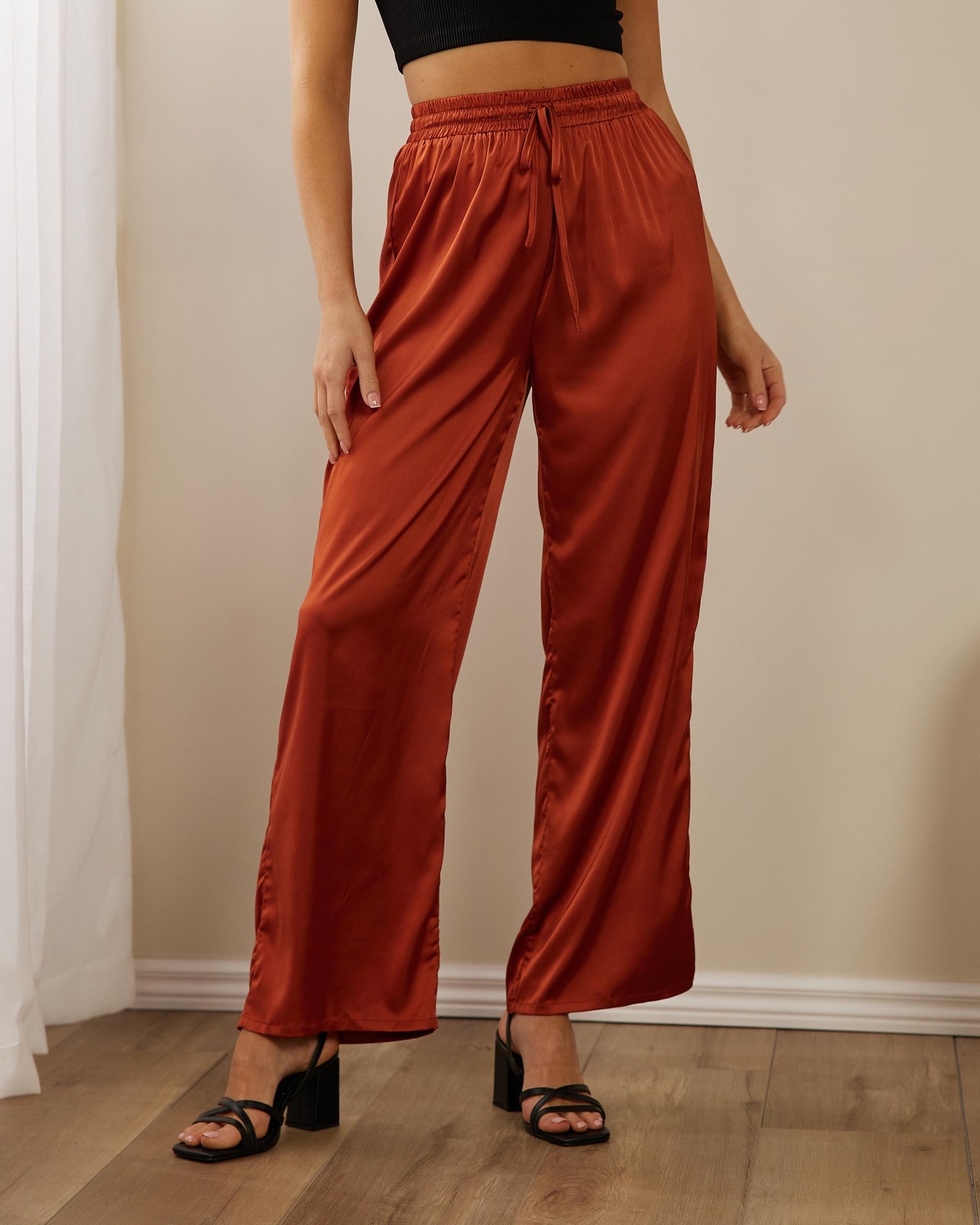 Majella Satin Pants