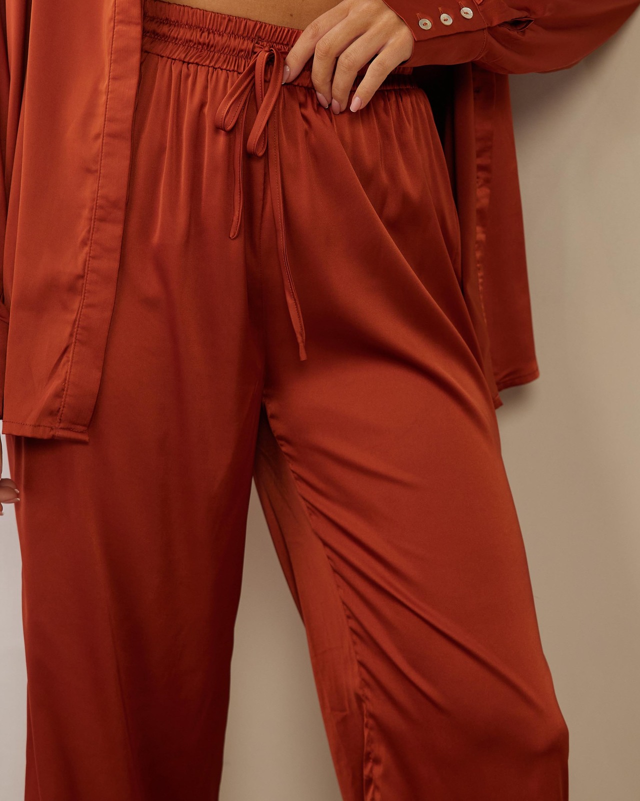 Majella Satin Pants