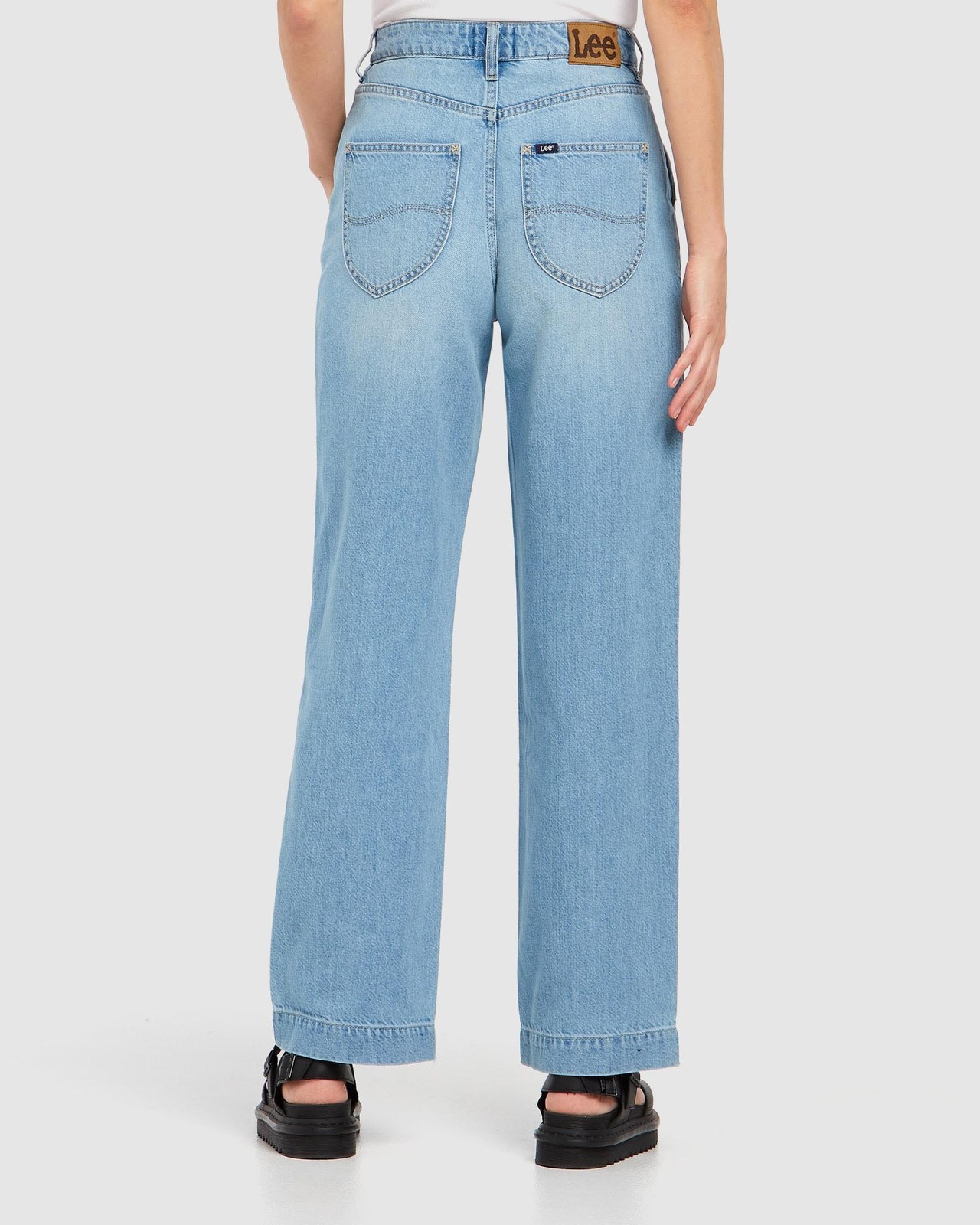 Womens Jeans Blue Jeans Lee Mid Rise Jeans Lee Signature