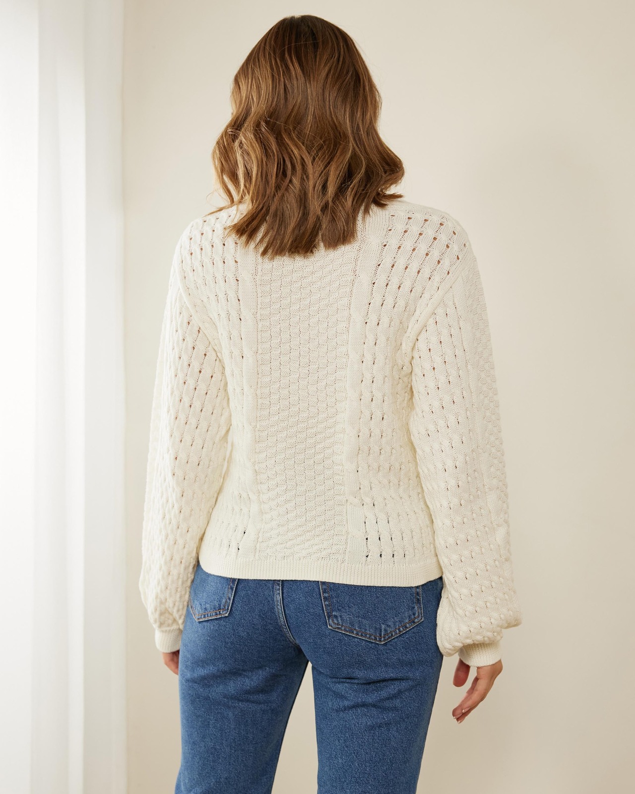 Nala Cable Knit Cardigan