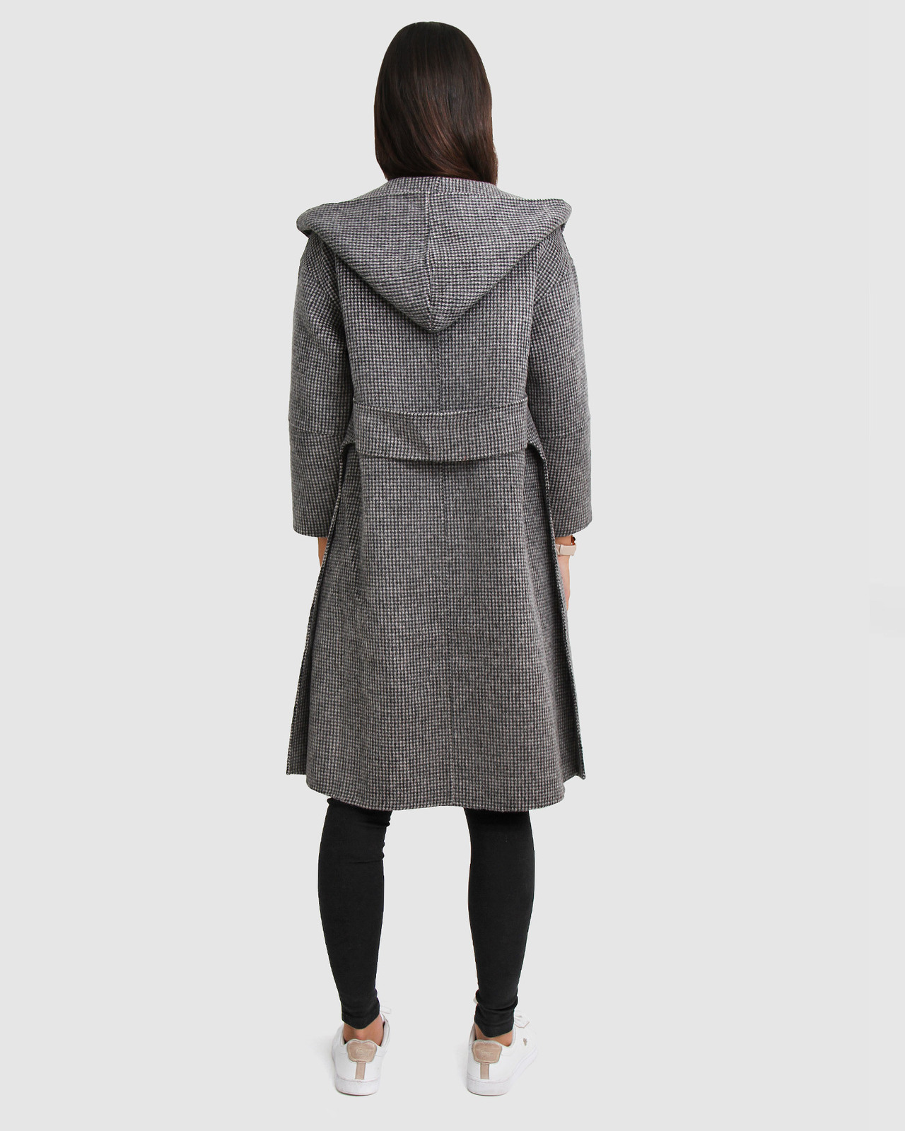 Belle & Bloom Walk This Way Wool Blend Hooded Coat - AirRobe