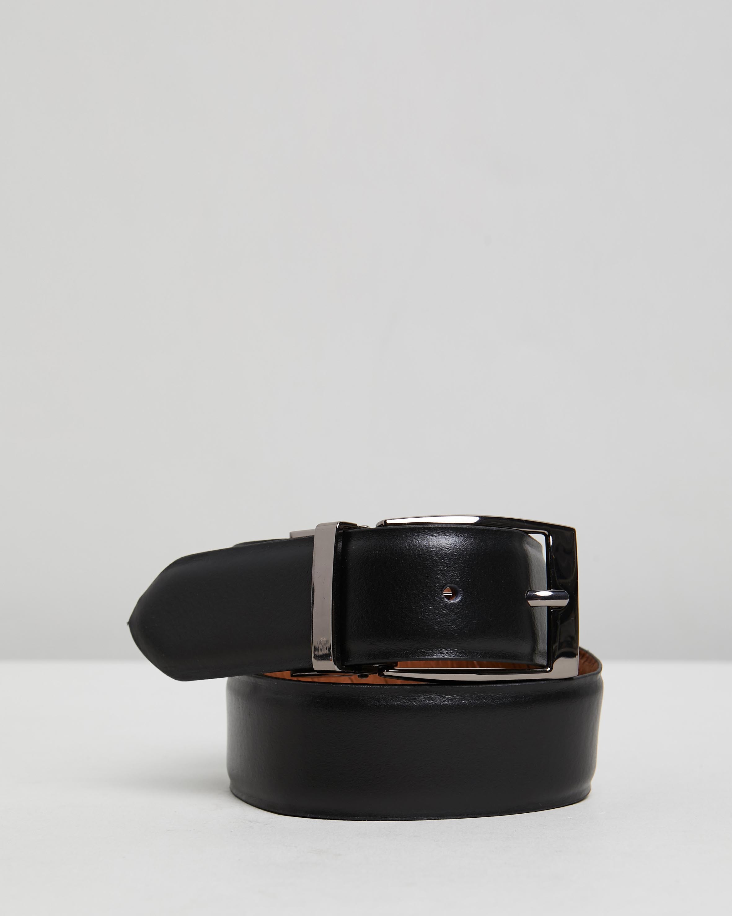 Double Oak Mills Reversible Leather 35mm Belt - AirRobe