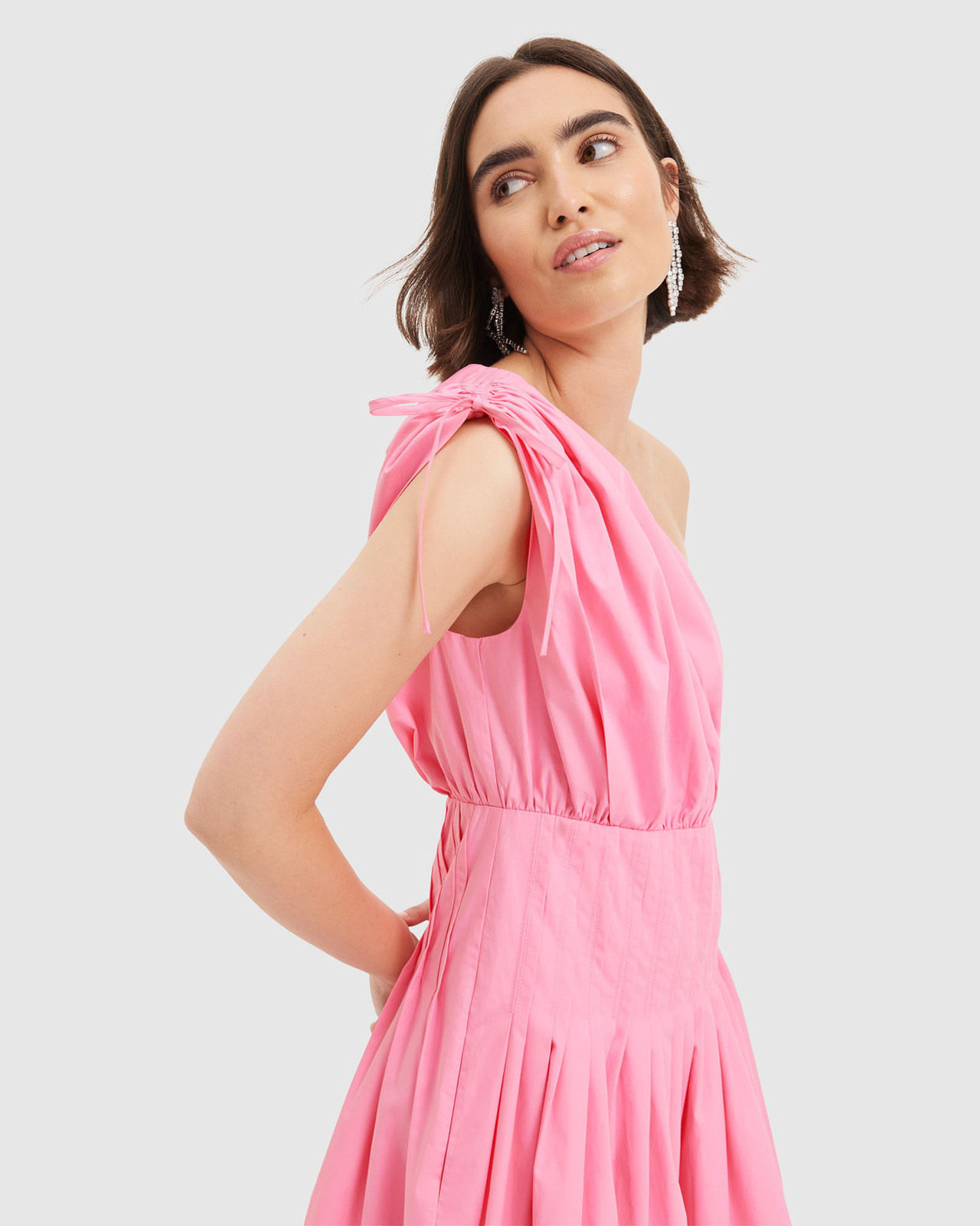 Country Road One Shoulder Mini Dress - AirRobe Country Road One Shoulder Mini Dress - AirRobe
