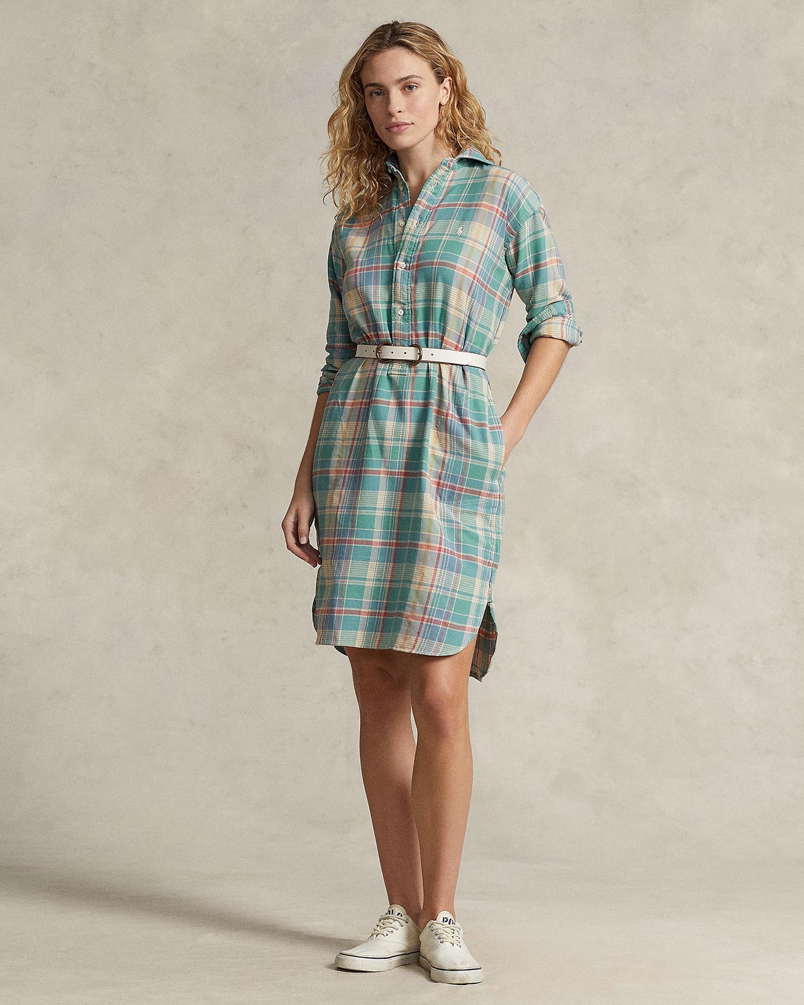 big pony mesh polo dress Big Pony Stretch Mesh Polo Dress Blue