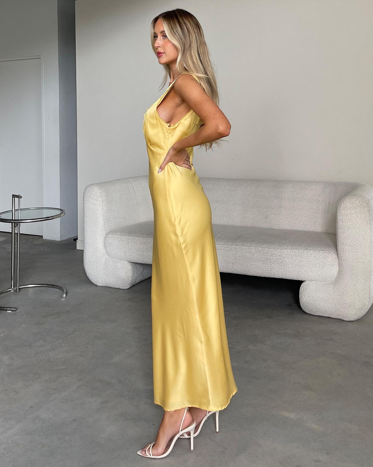 Valentina Lace Trim Maxi Dress
