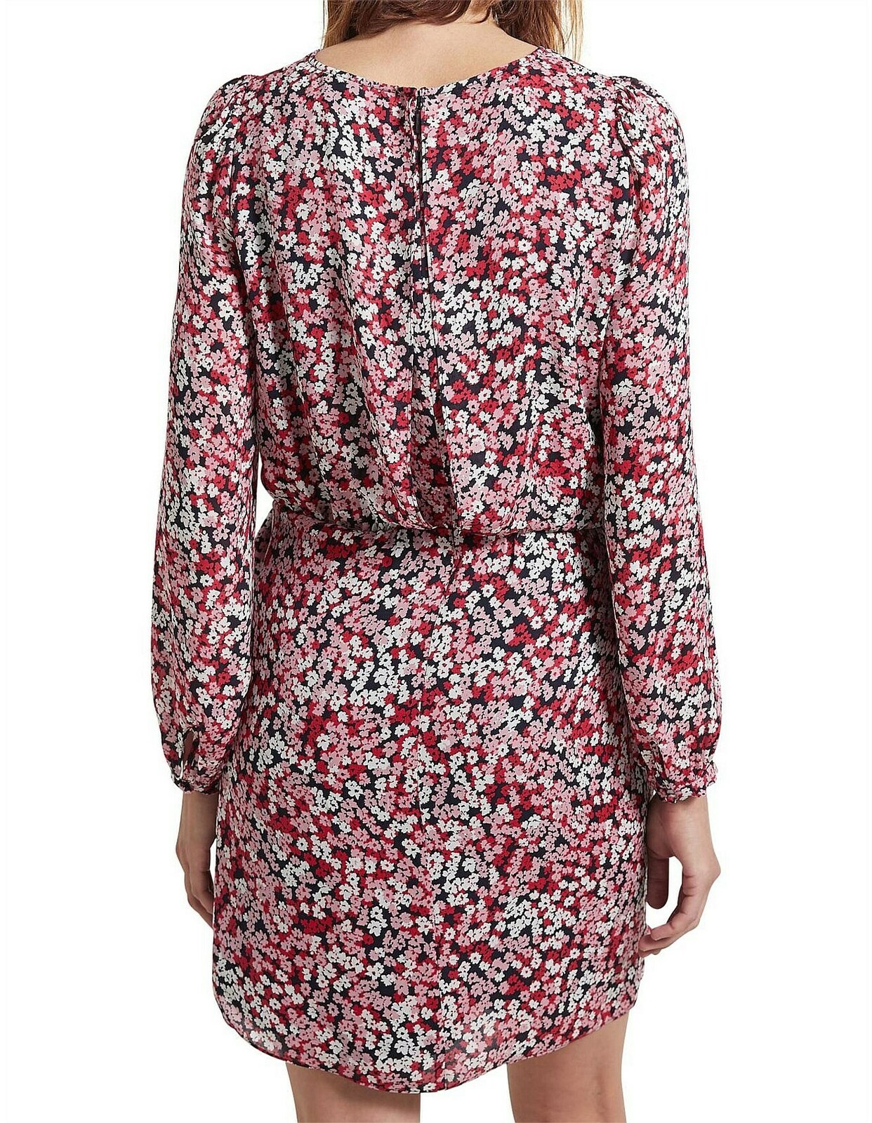 The Twiggy Silk Wrap Mini Dress
