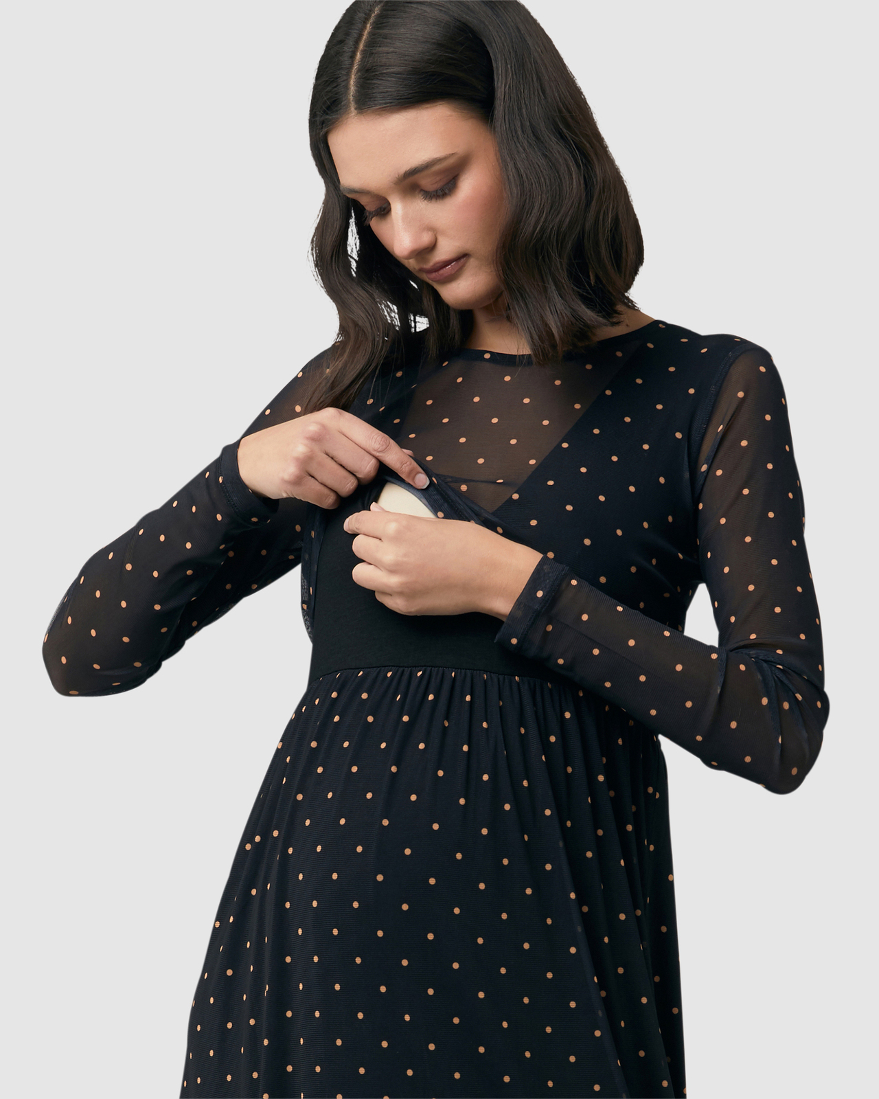 Dot Nursing Dress