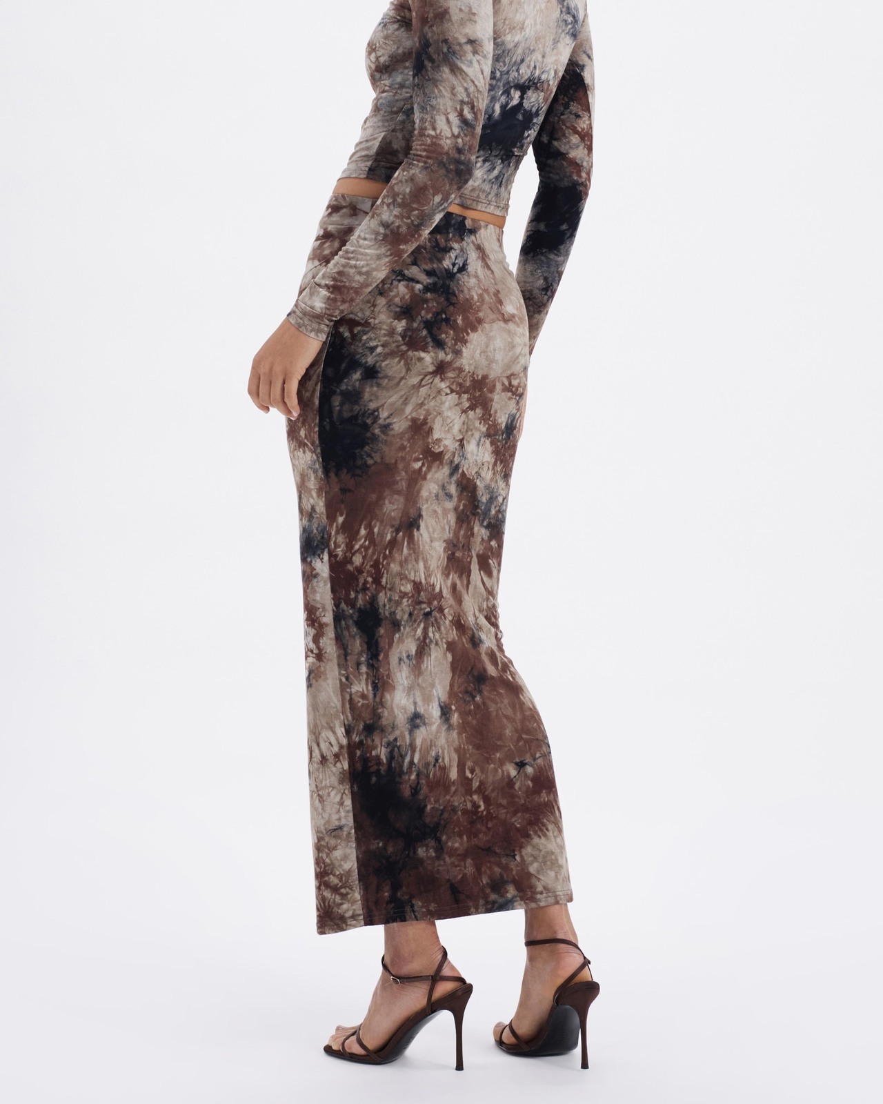 Woodstock Tie Dye Midi Skirt