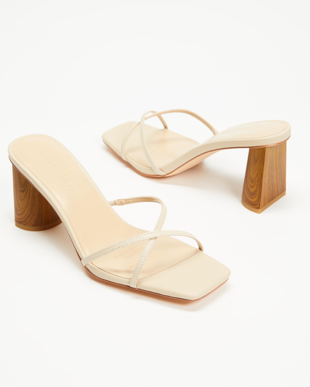 Yolanda Leather Heels