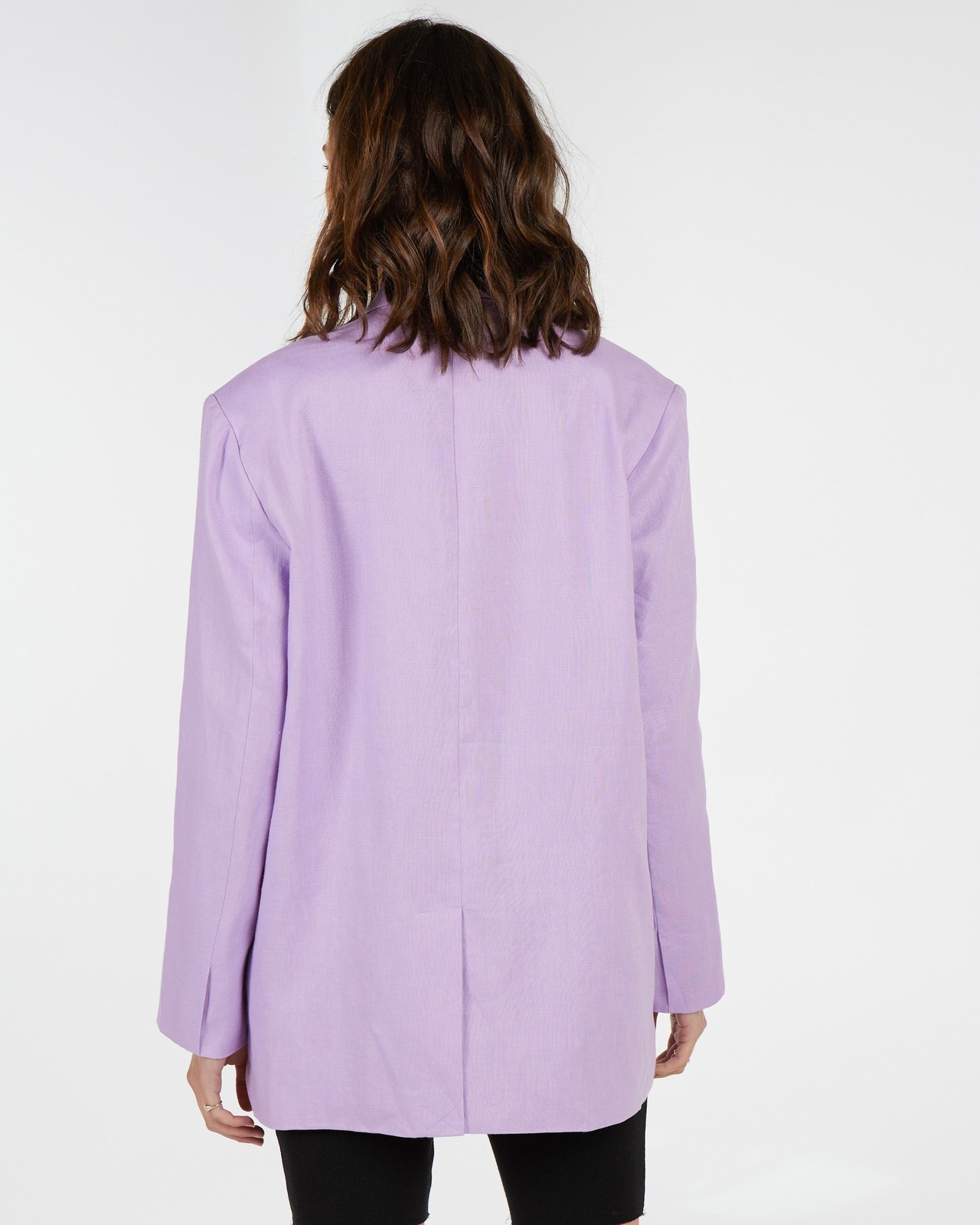 Oversized Linen Blazer