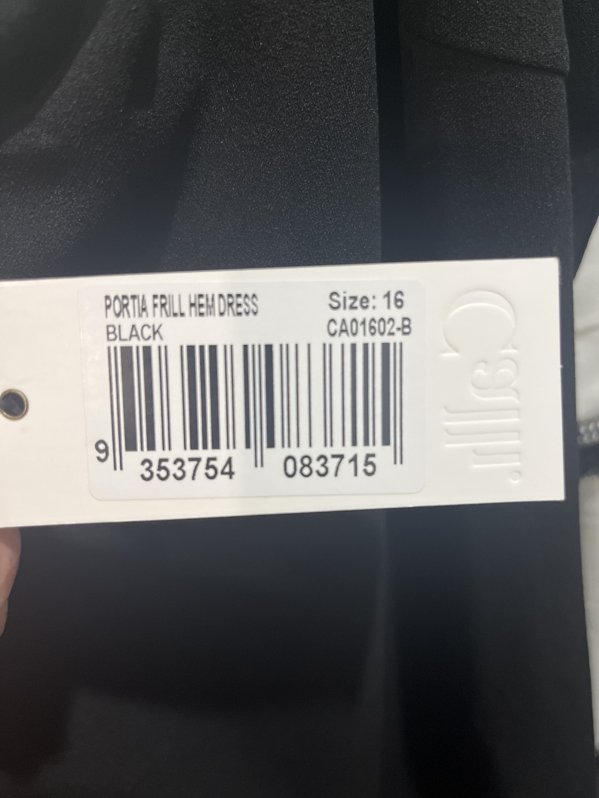 Portia Frill Hem Dress 