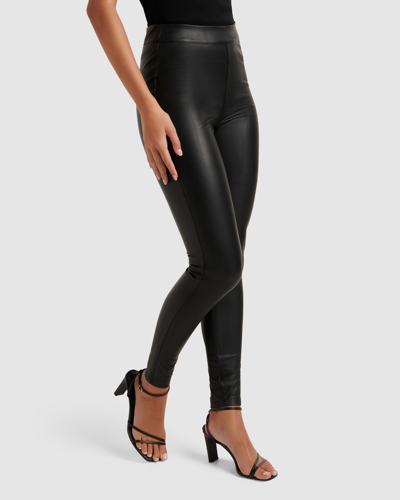 Veronica Vegan Leather Leggings