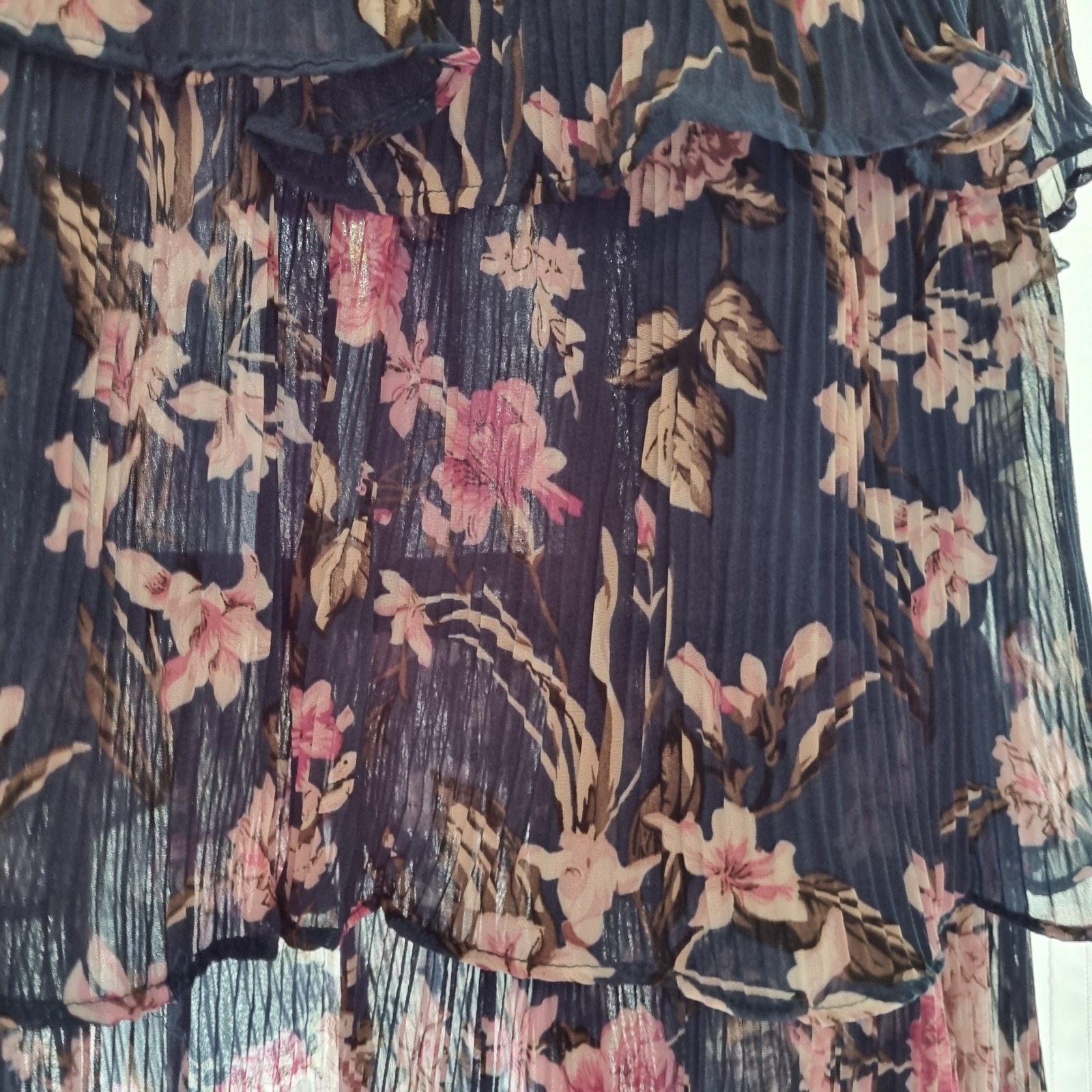 Thrilled Navey Floral Skirt