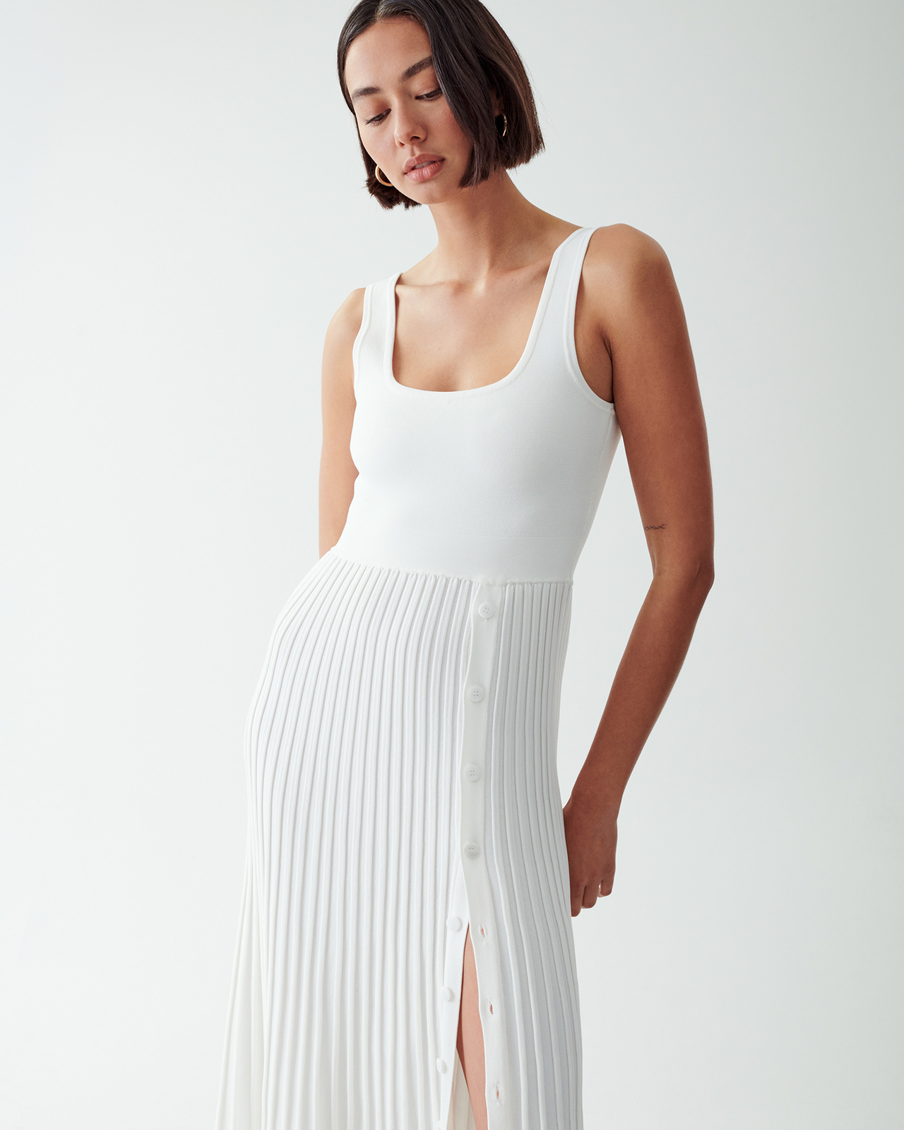lani knit dress Cult Gaia Lani Knit Dress In Black - 30% Off