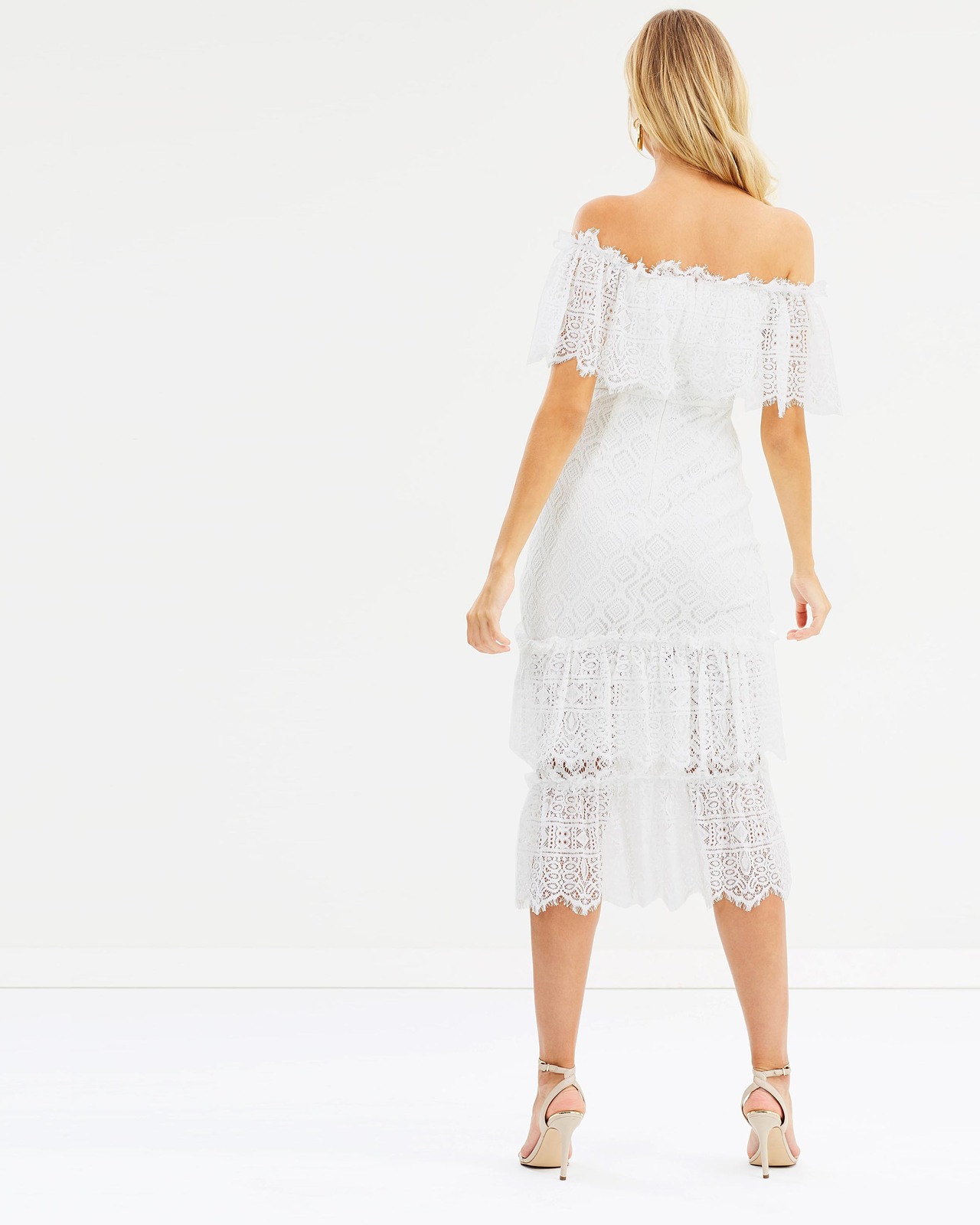 Amareto Lace Midi Dress