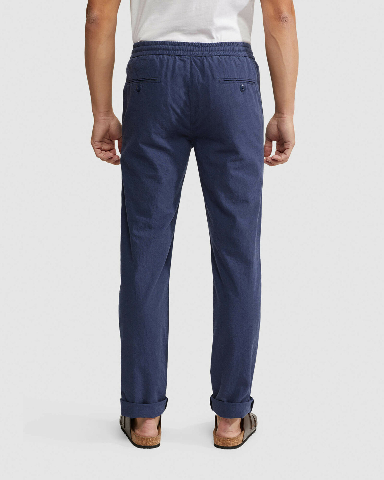 Fraser Linen Cotton Pullon Pants