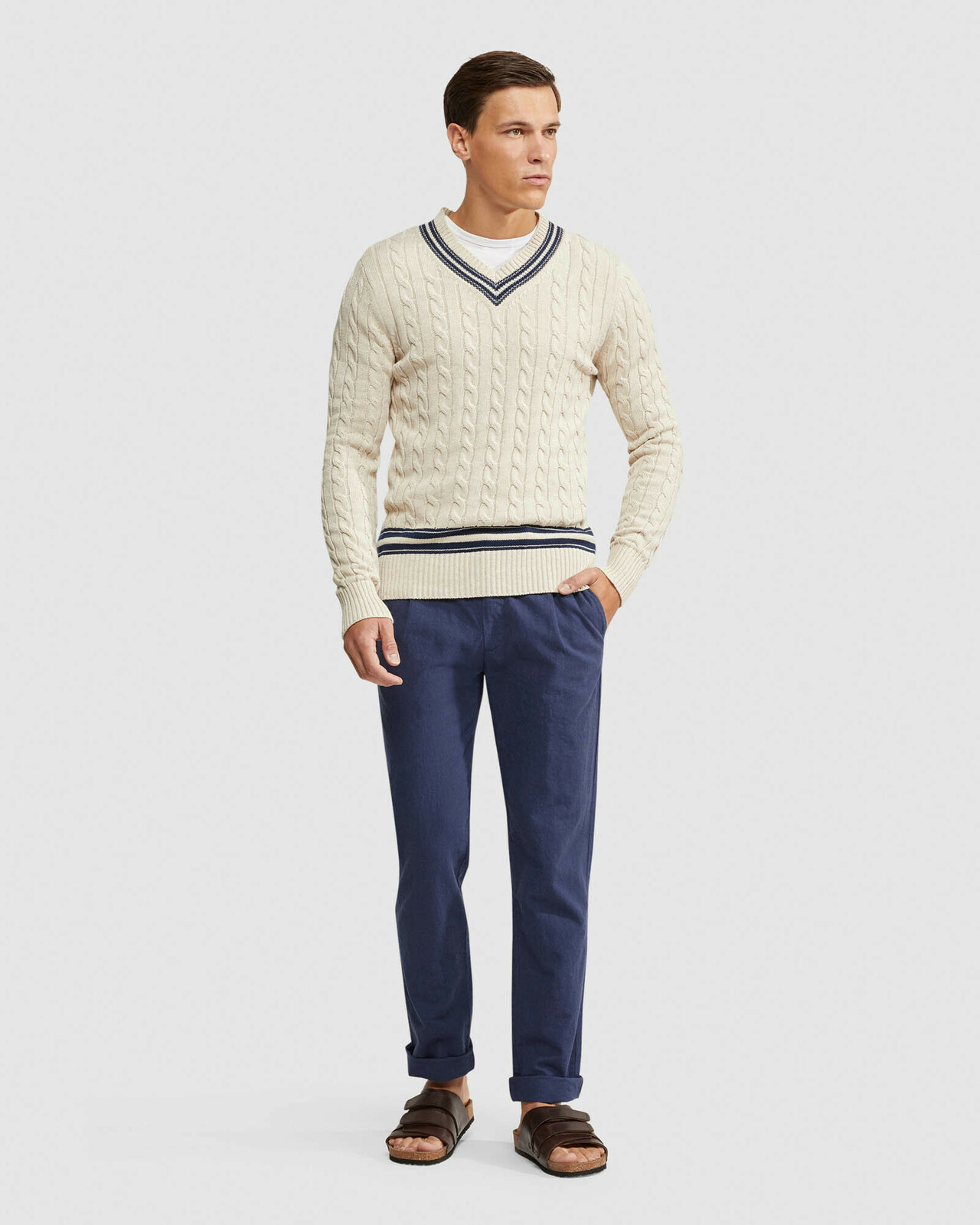 Fraser Linen Cotton Pullon Pants
