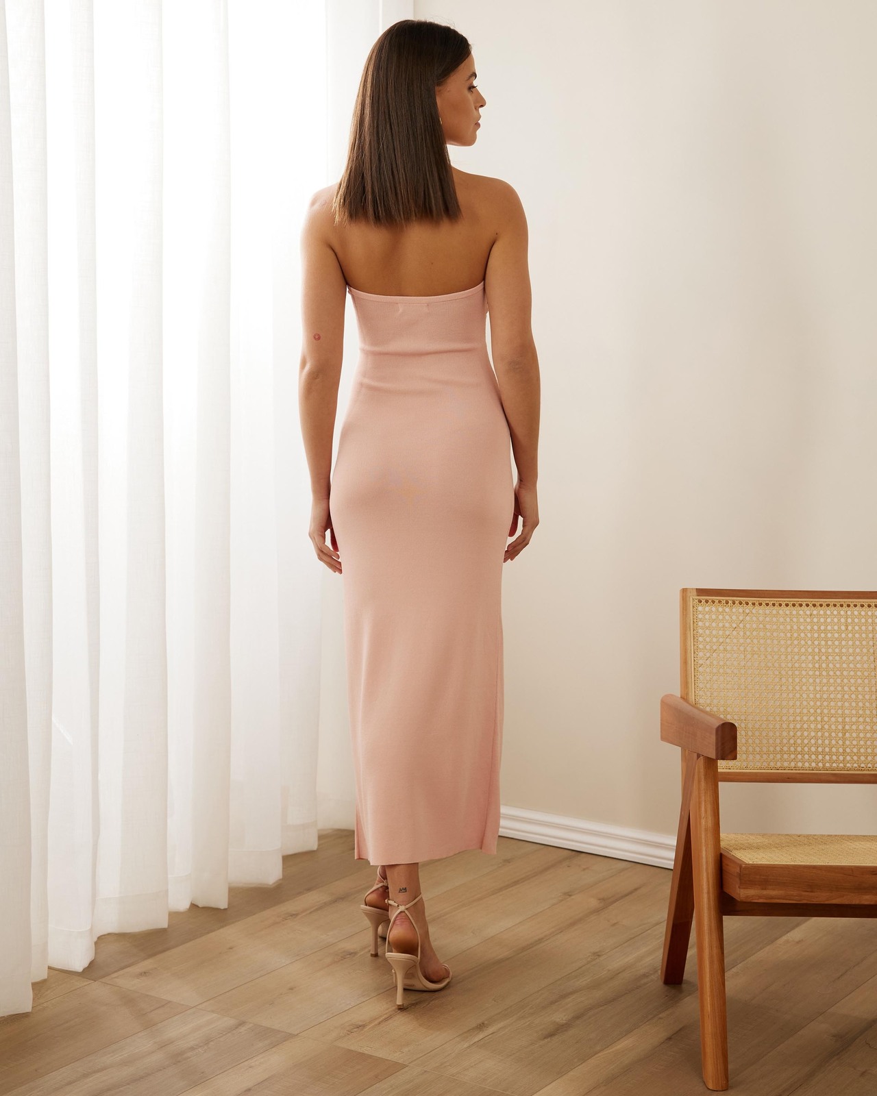Frances Knit Strapless Dress