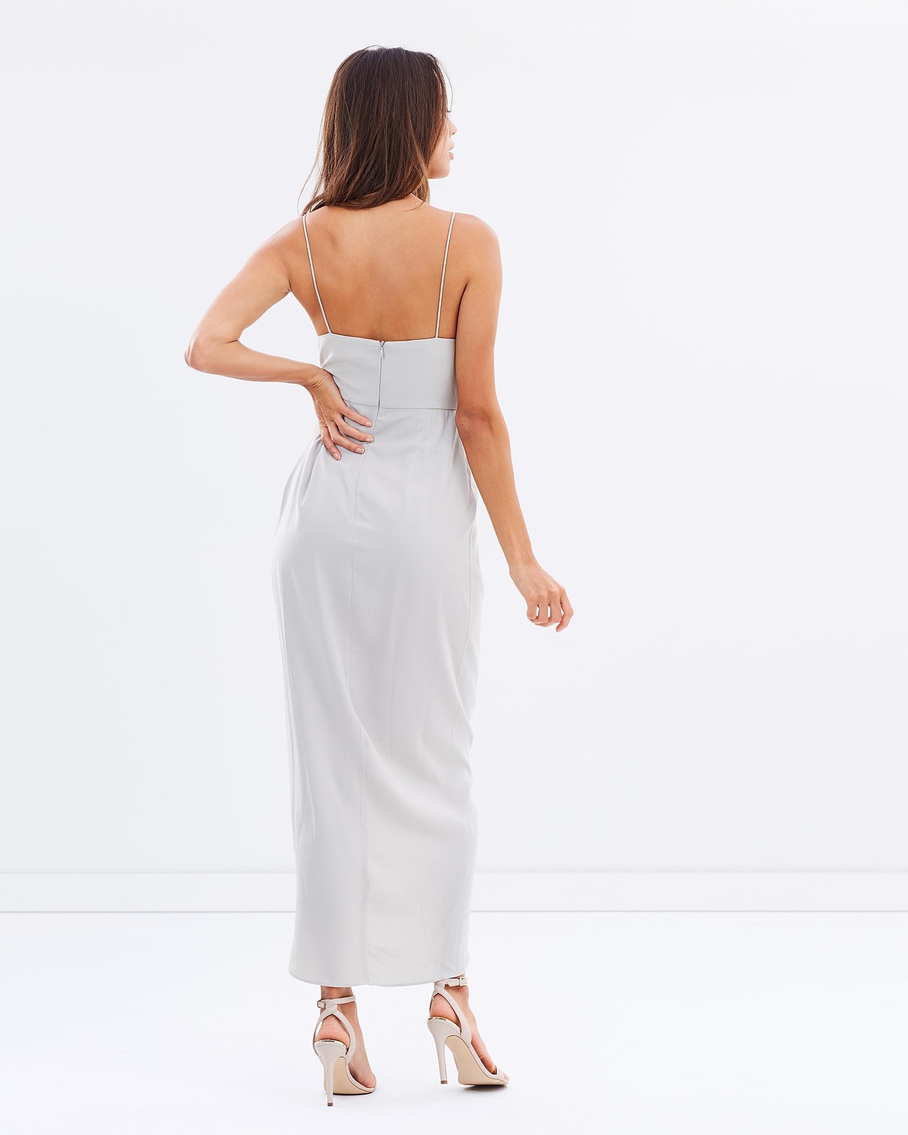 anthropologie lucinda one shoulder maxi slip dress RENT By Anthropologie Lucinda One-Shoulder Maxi Slip Dress (RRP £158)
