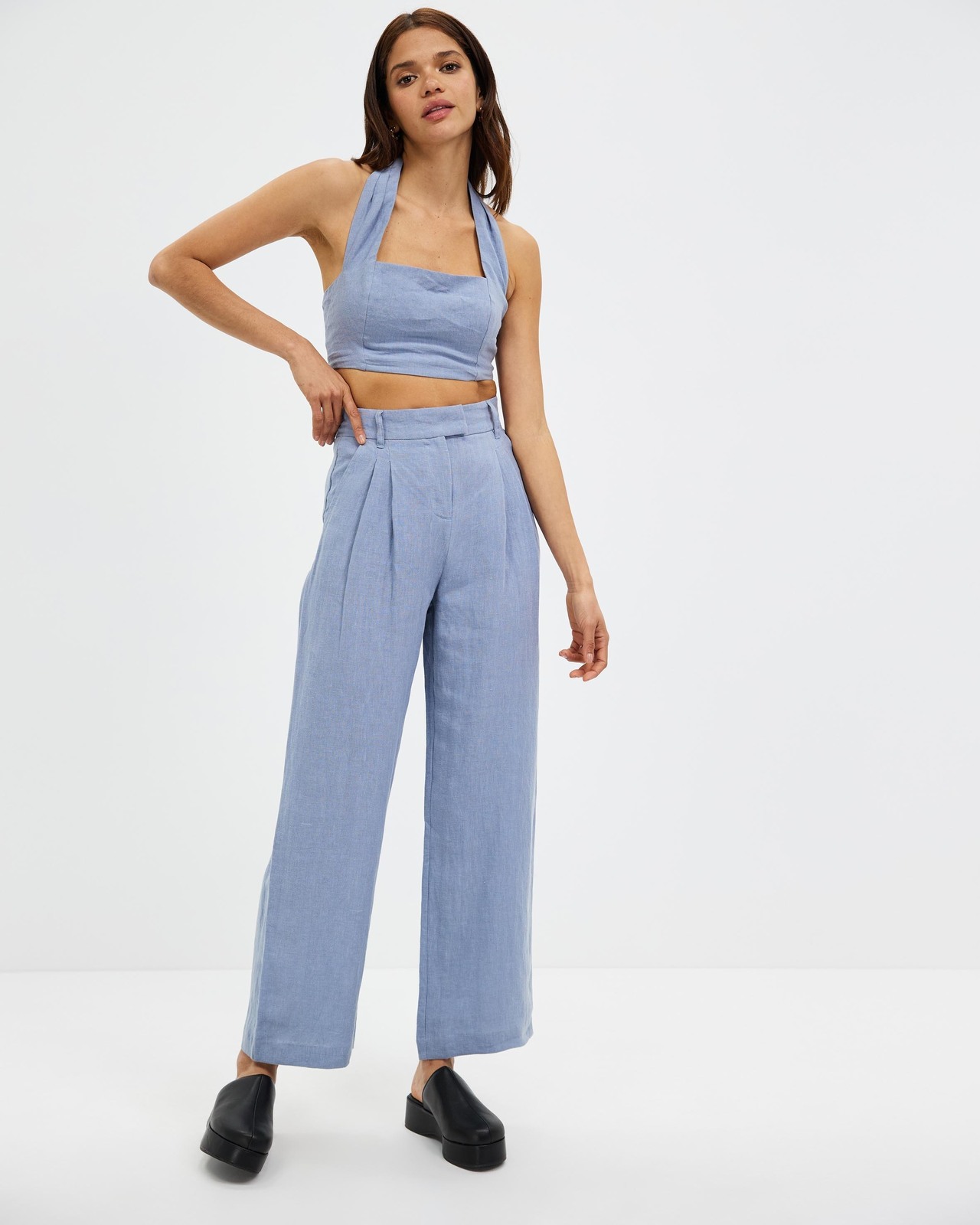 Palazzo Linen Pants