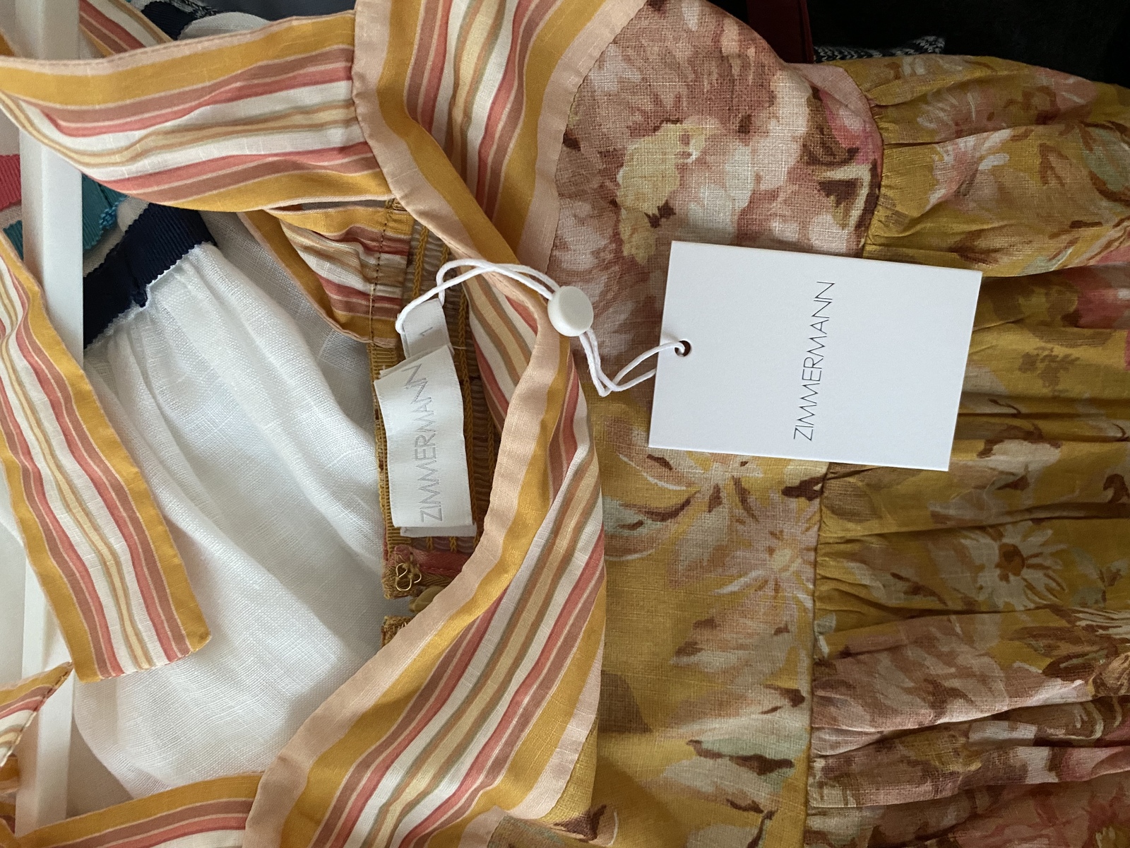 Pattie tie shoulder dress