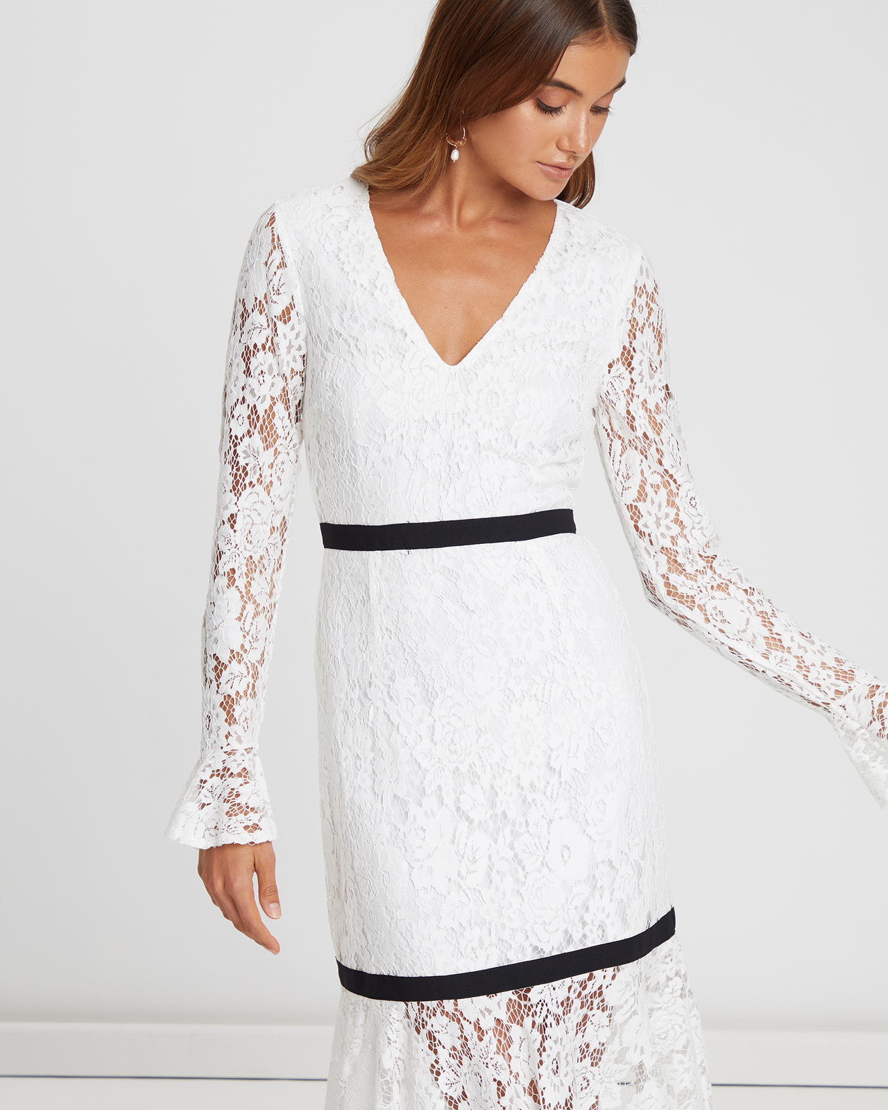 Vally Lace Midi Dress