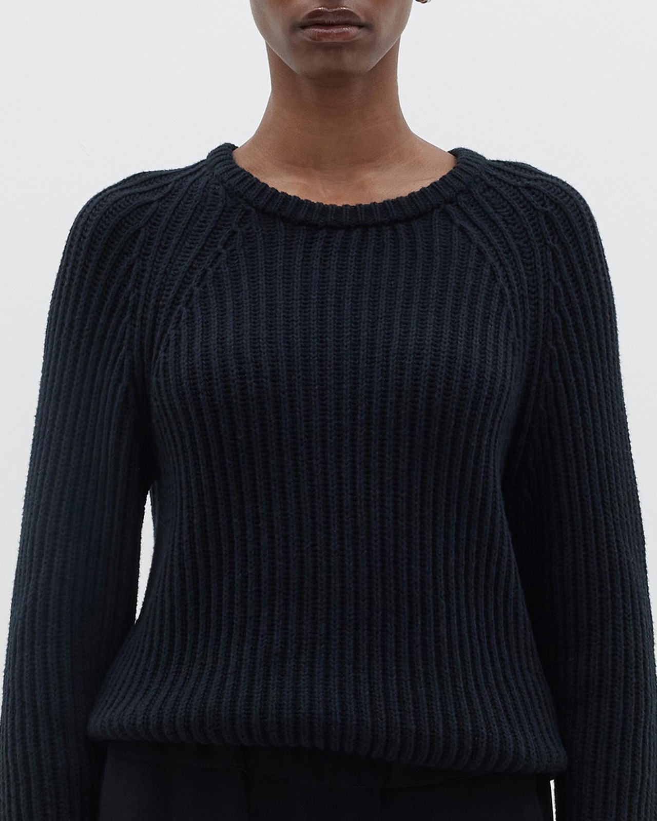 Open Back Fitted Knit Jumper
