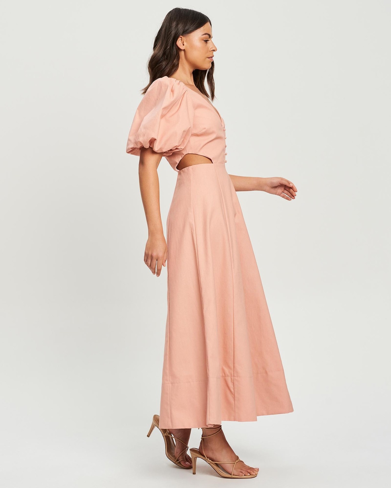 Jazz Pintuck Midi Dress - Tulip main image 1