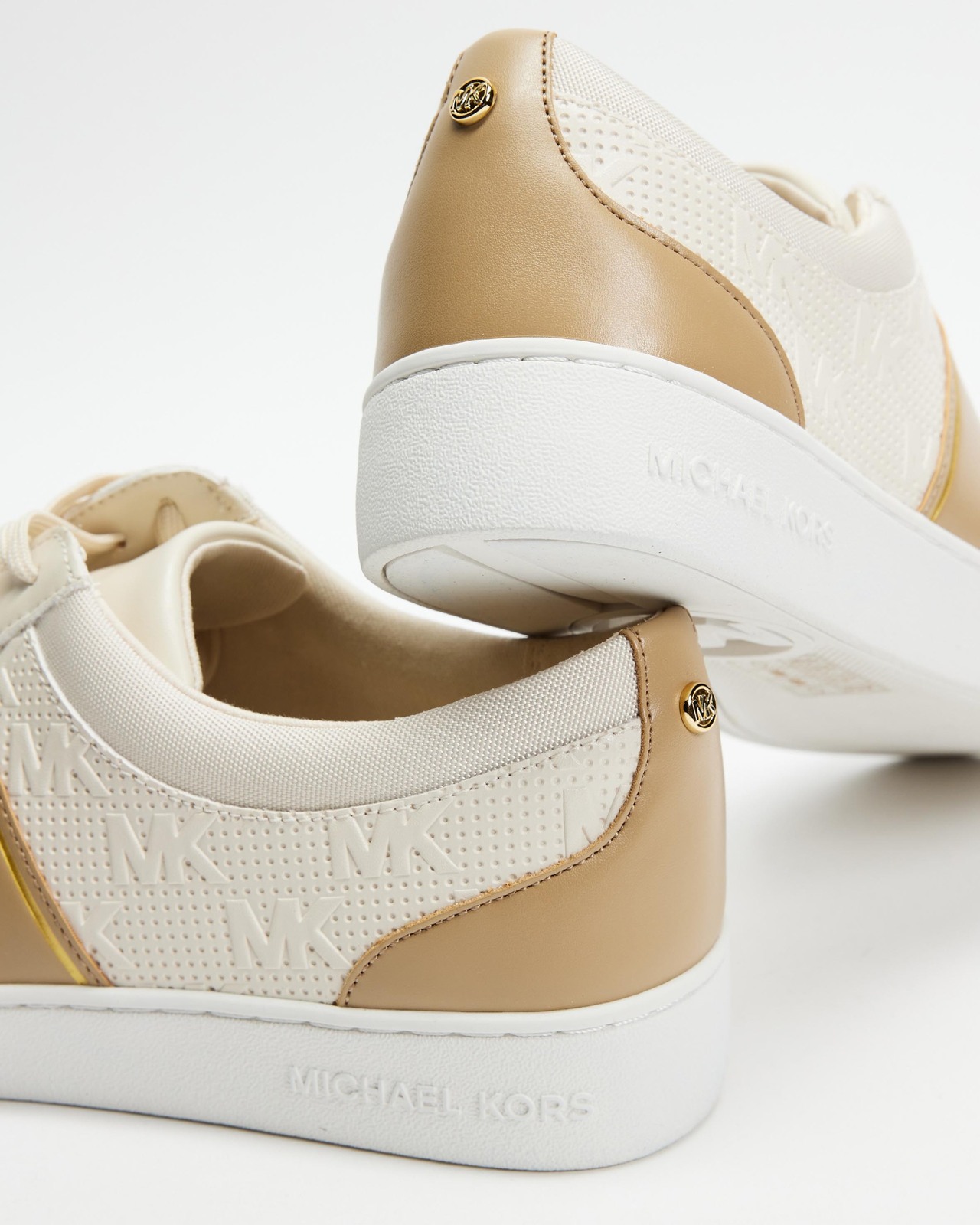 Michael Kors Juno Stripe Lace Up Sneakers - AirRobe