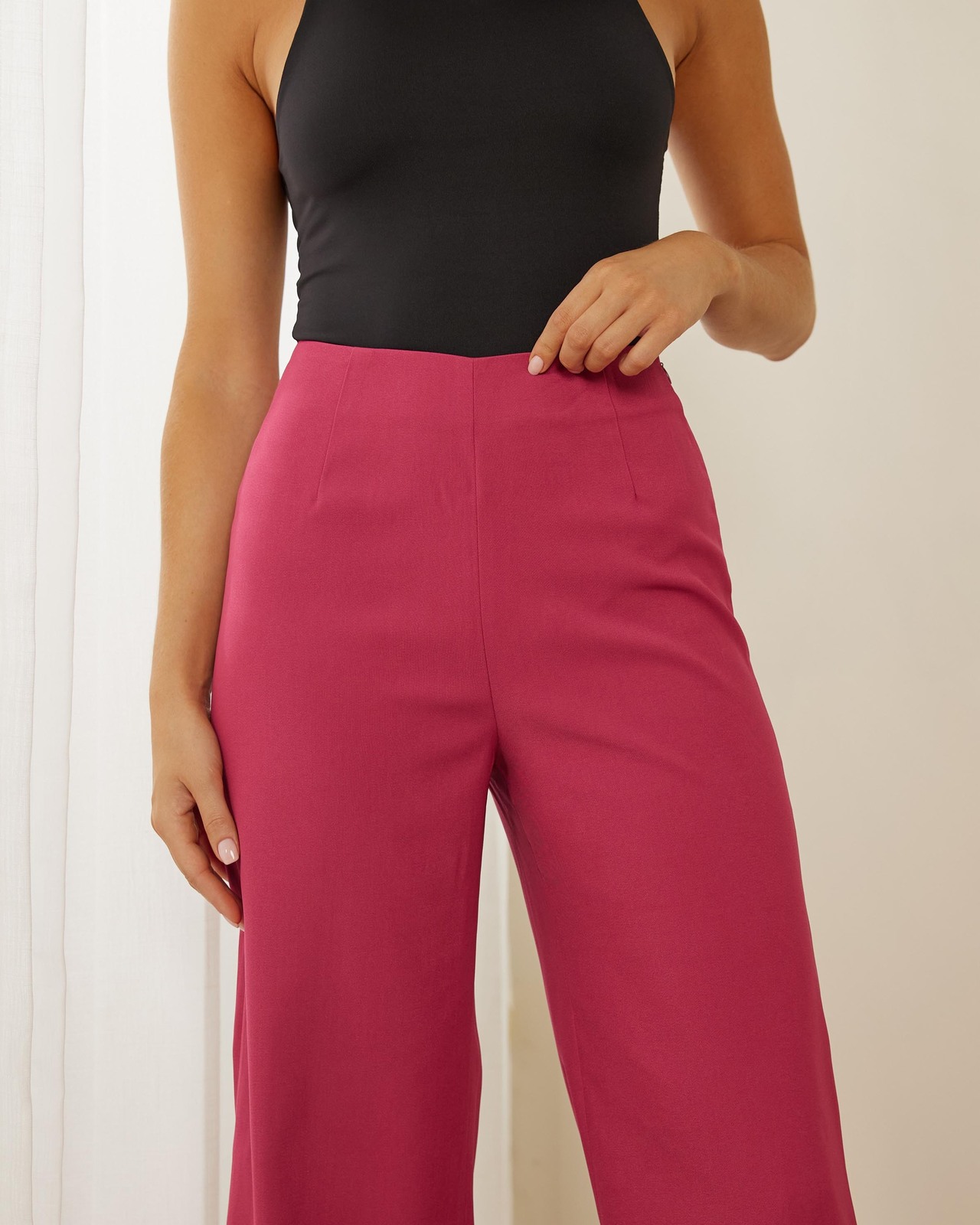 Rhea Crop Wide Leg Pants